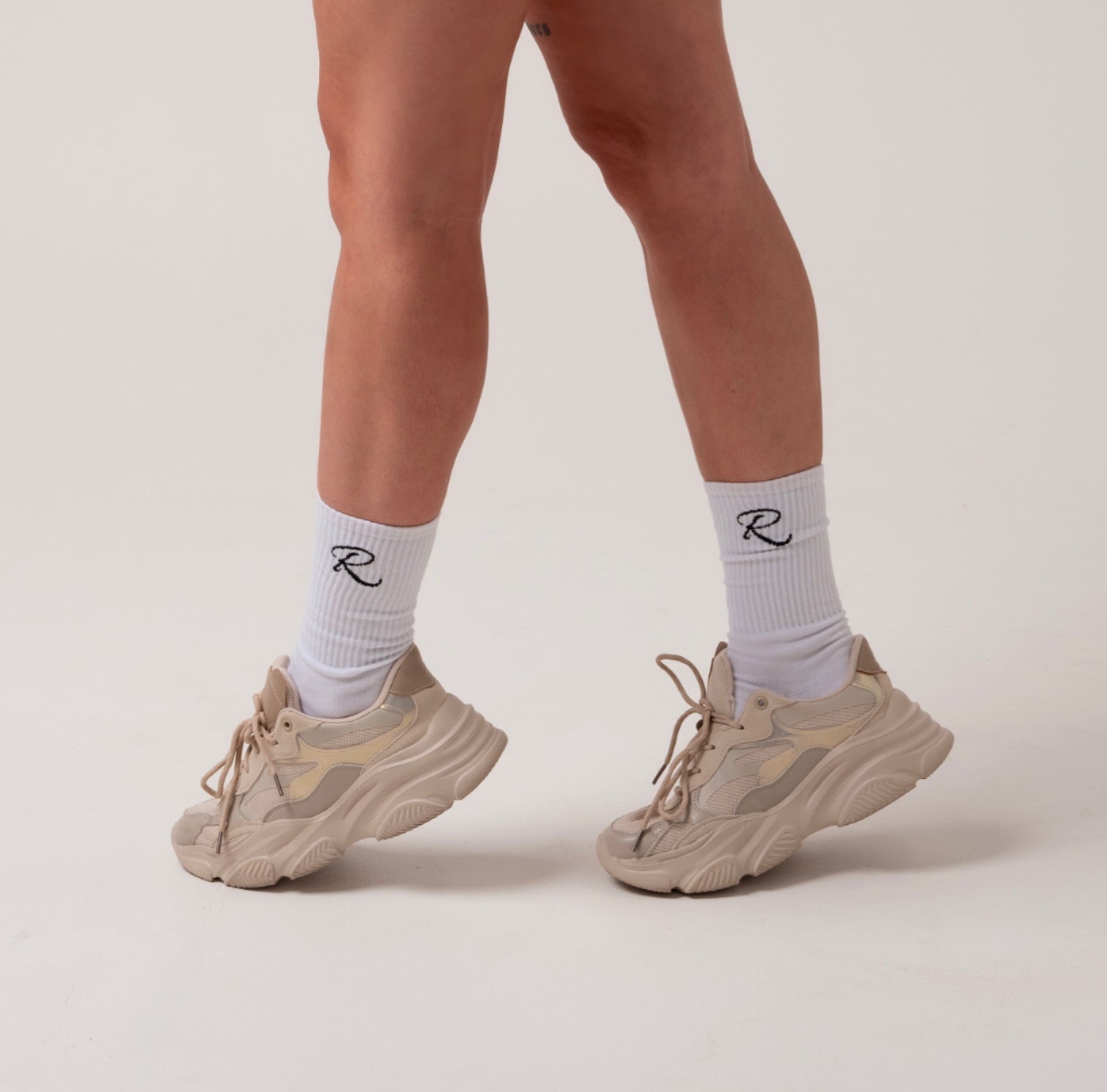 "R" Rival Crew Socks
