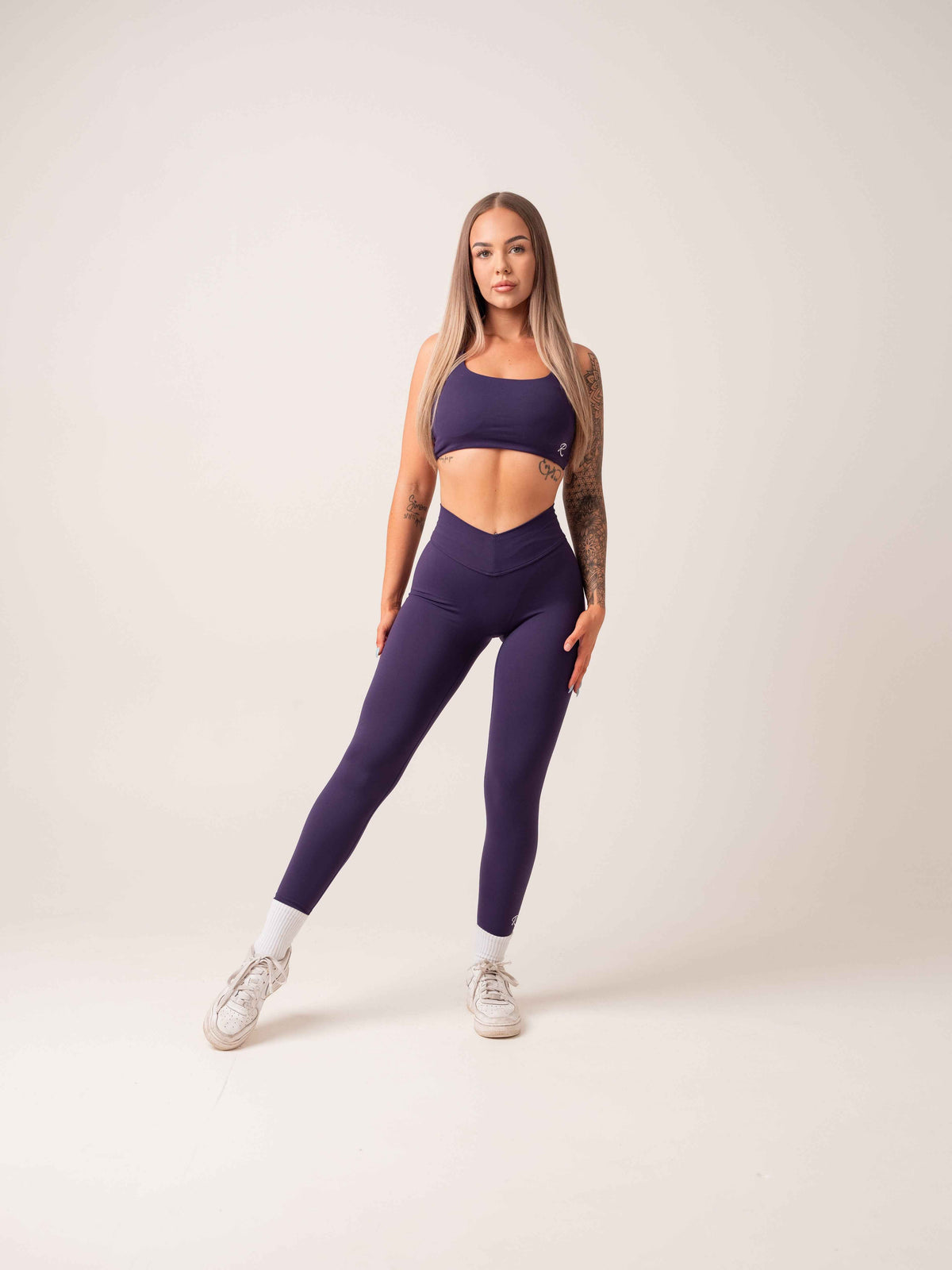 V Shape Tights - Blue