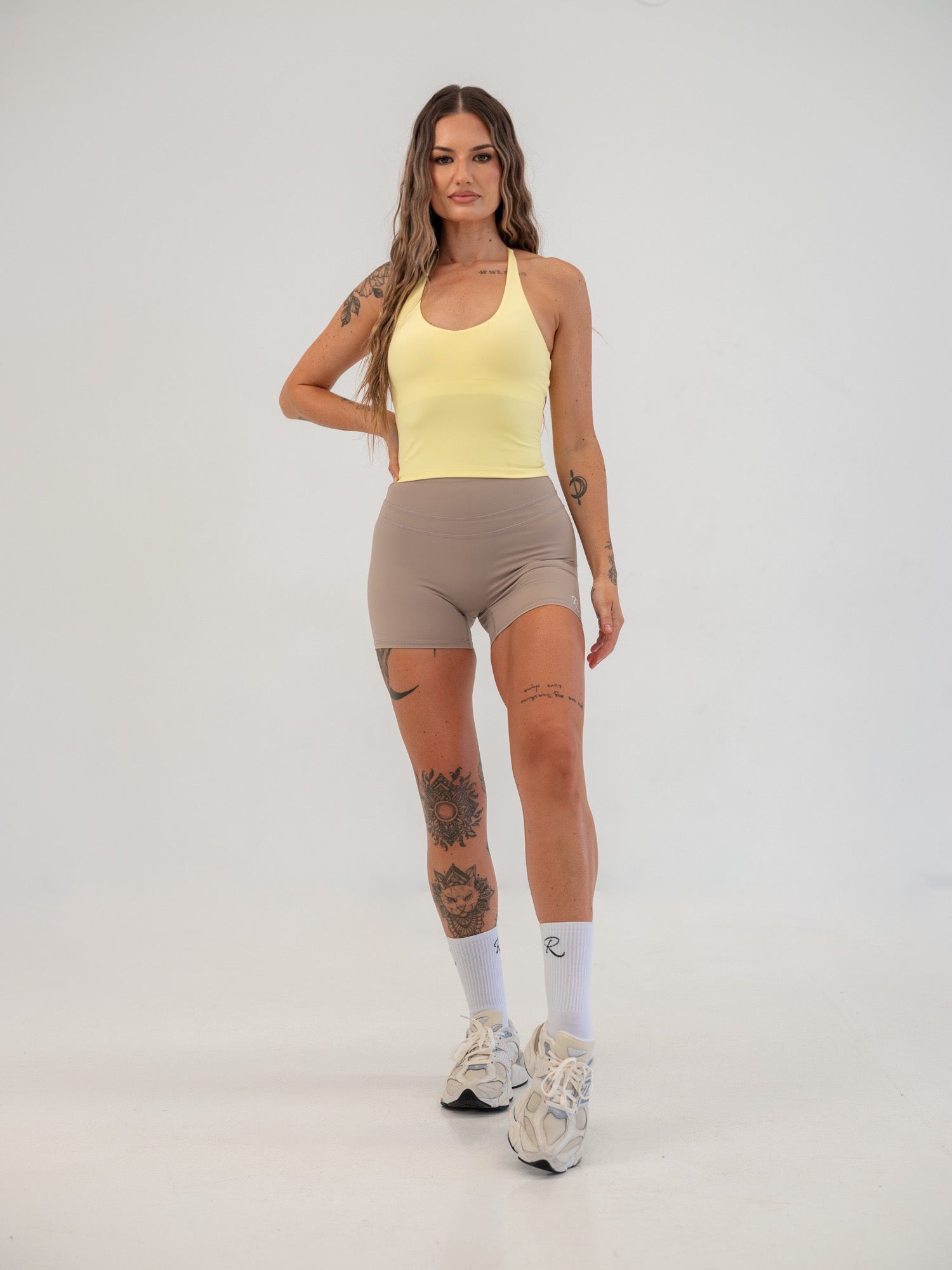 Perform Longline Singlet - Yellow