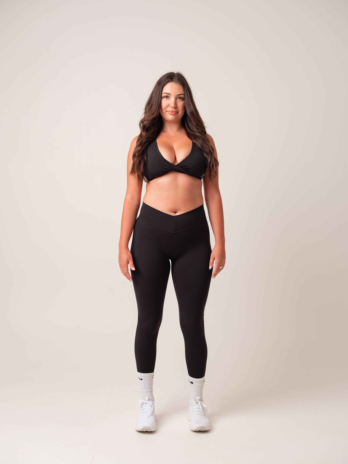 V Shape Tights - Black