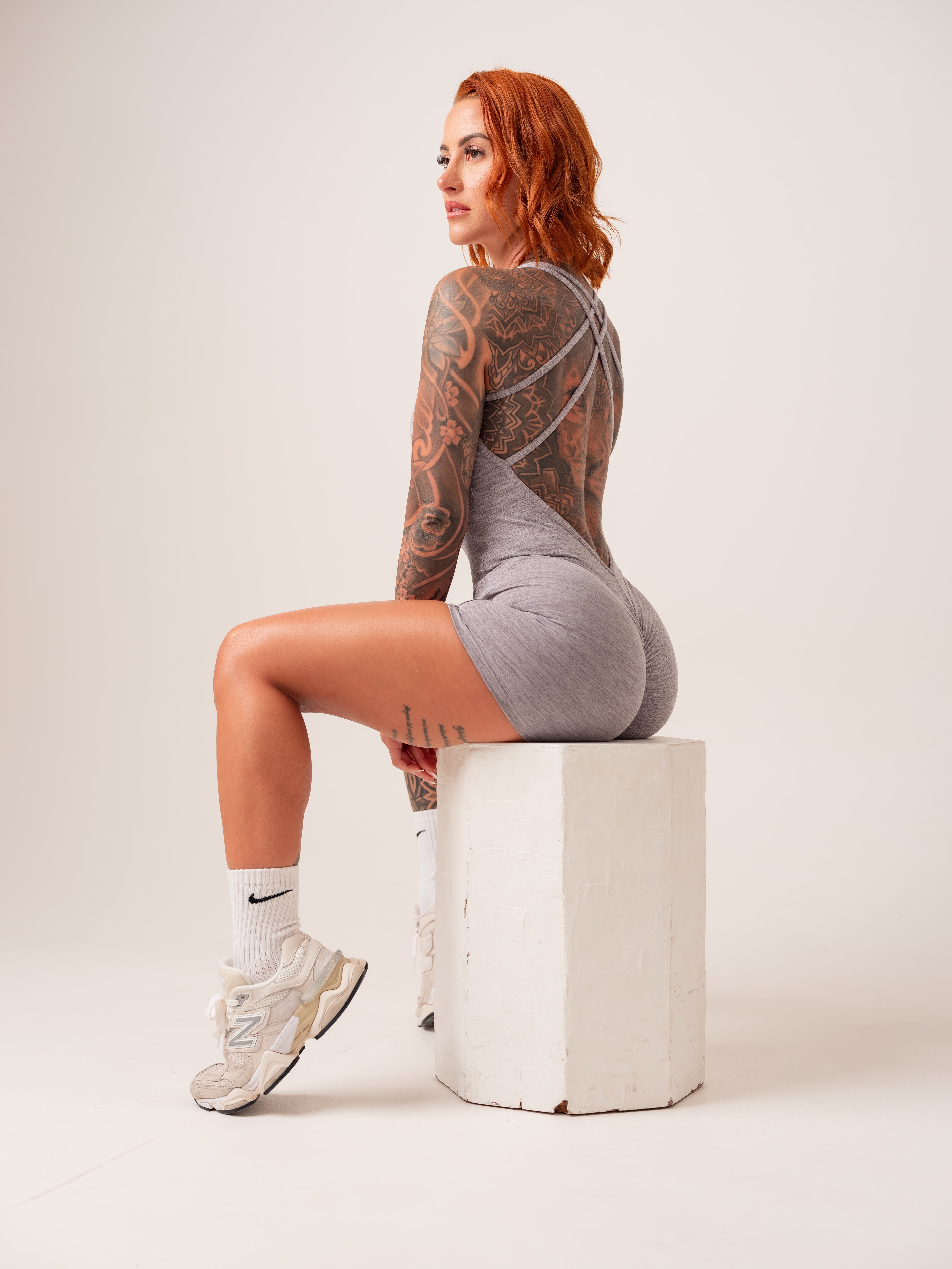 Sculpt Bodysuit - Marle Grey