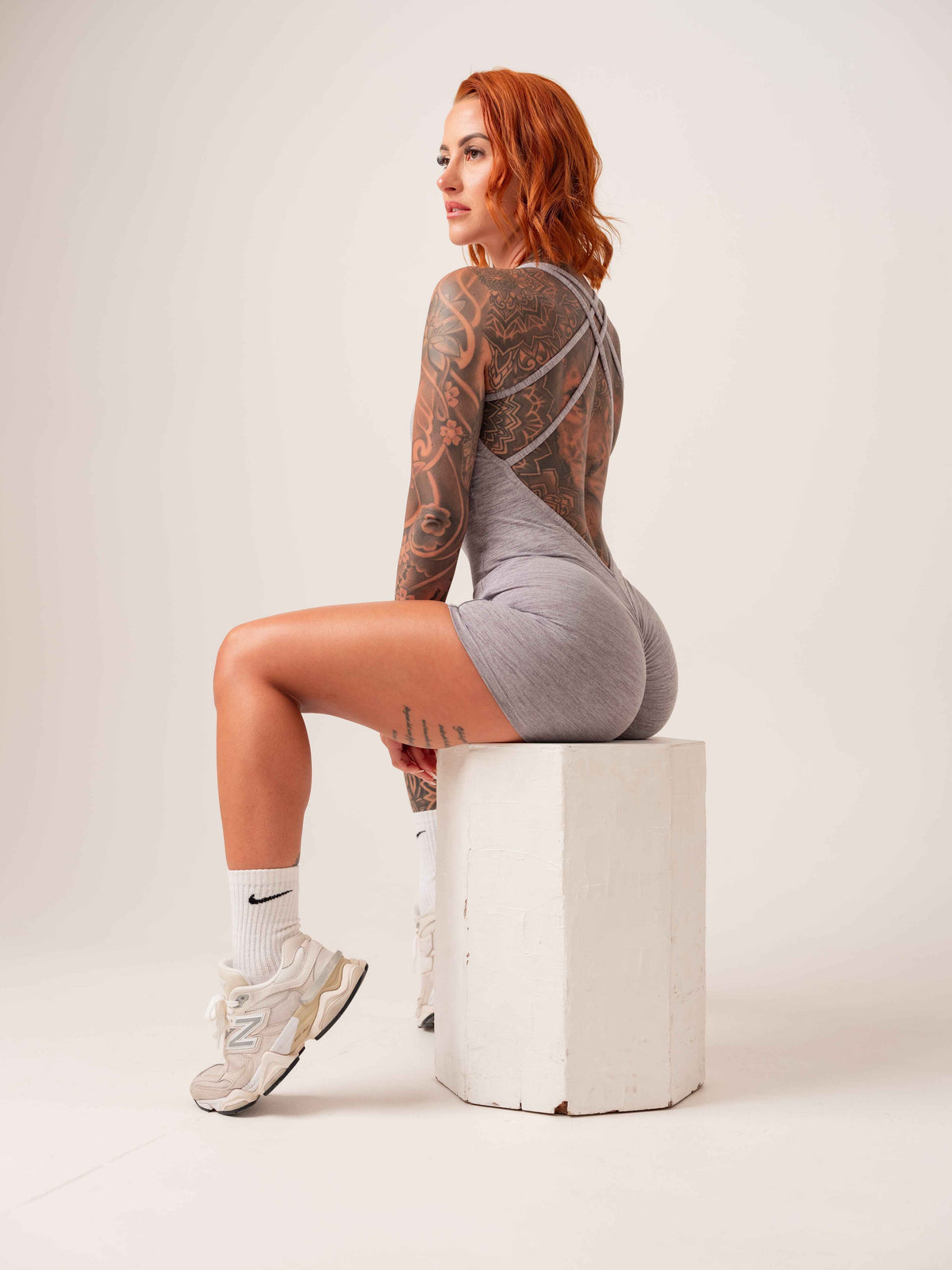 Sculpt Bodysuit - Marle Grey