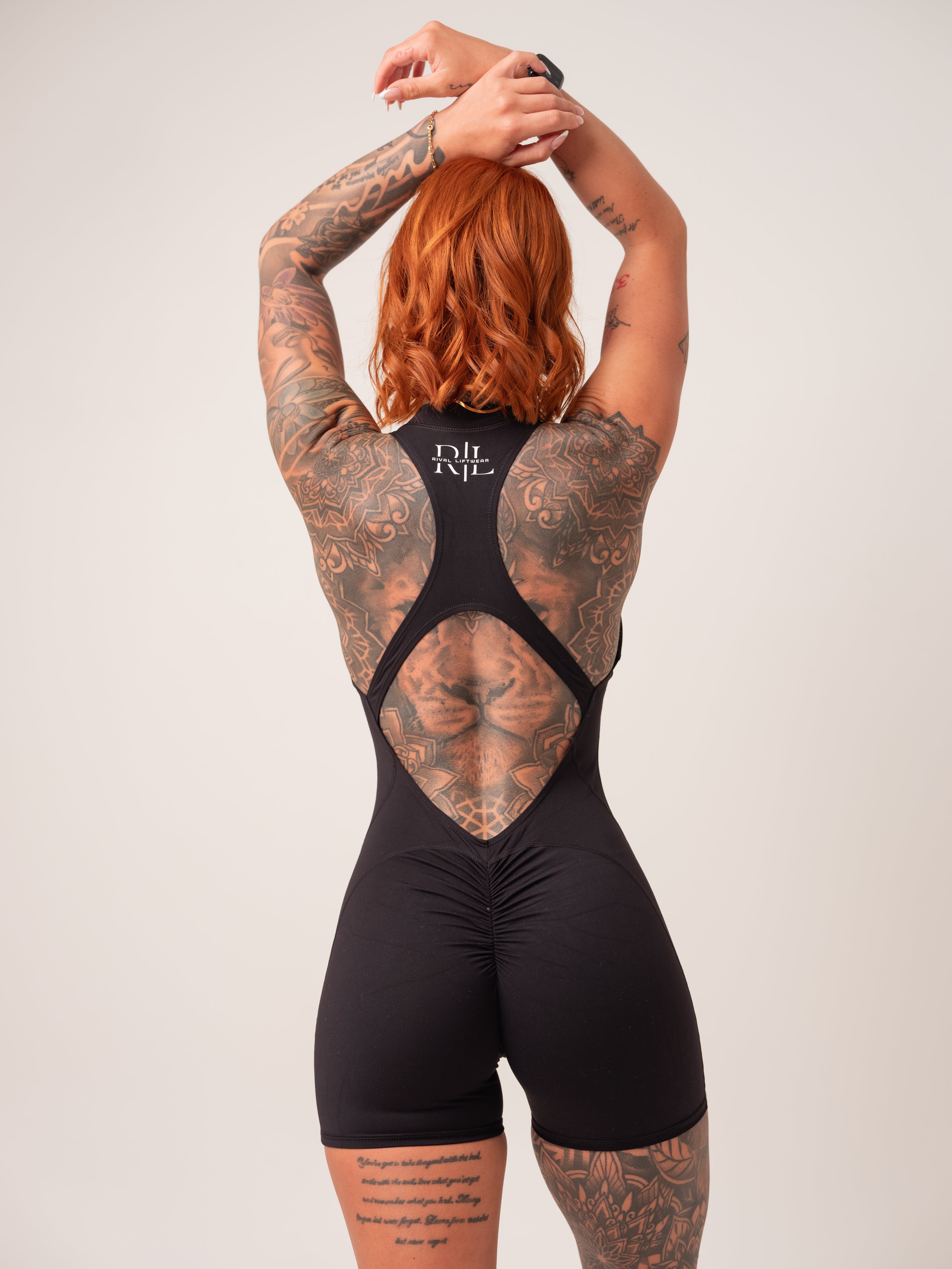 Zip Bodysuit - Black