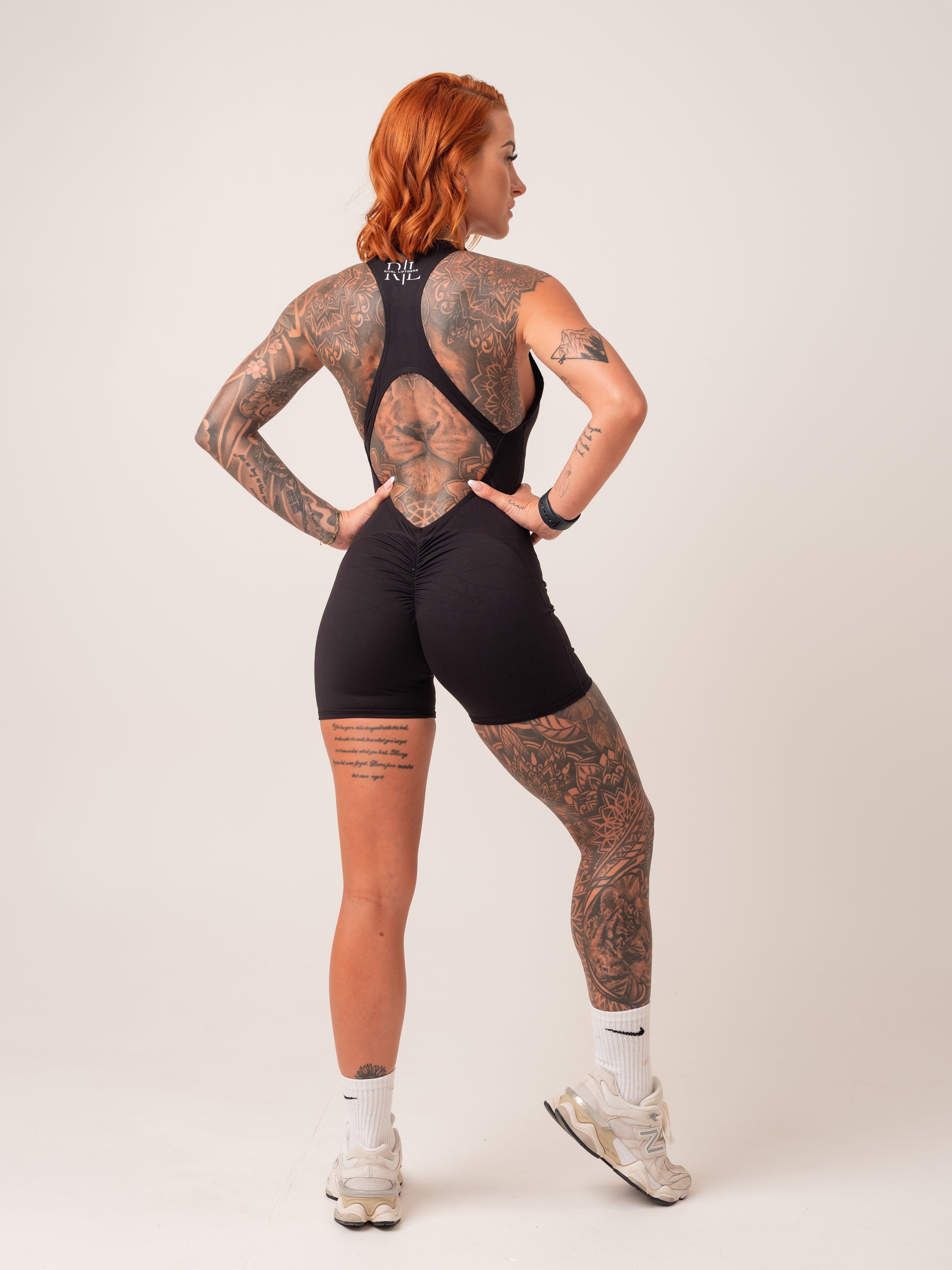 Zip Bodysuit - Black