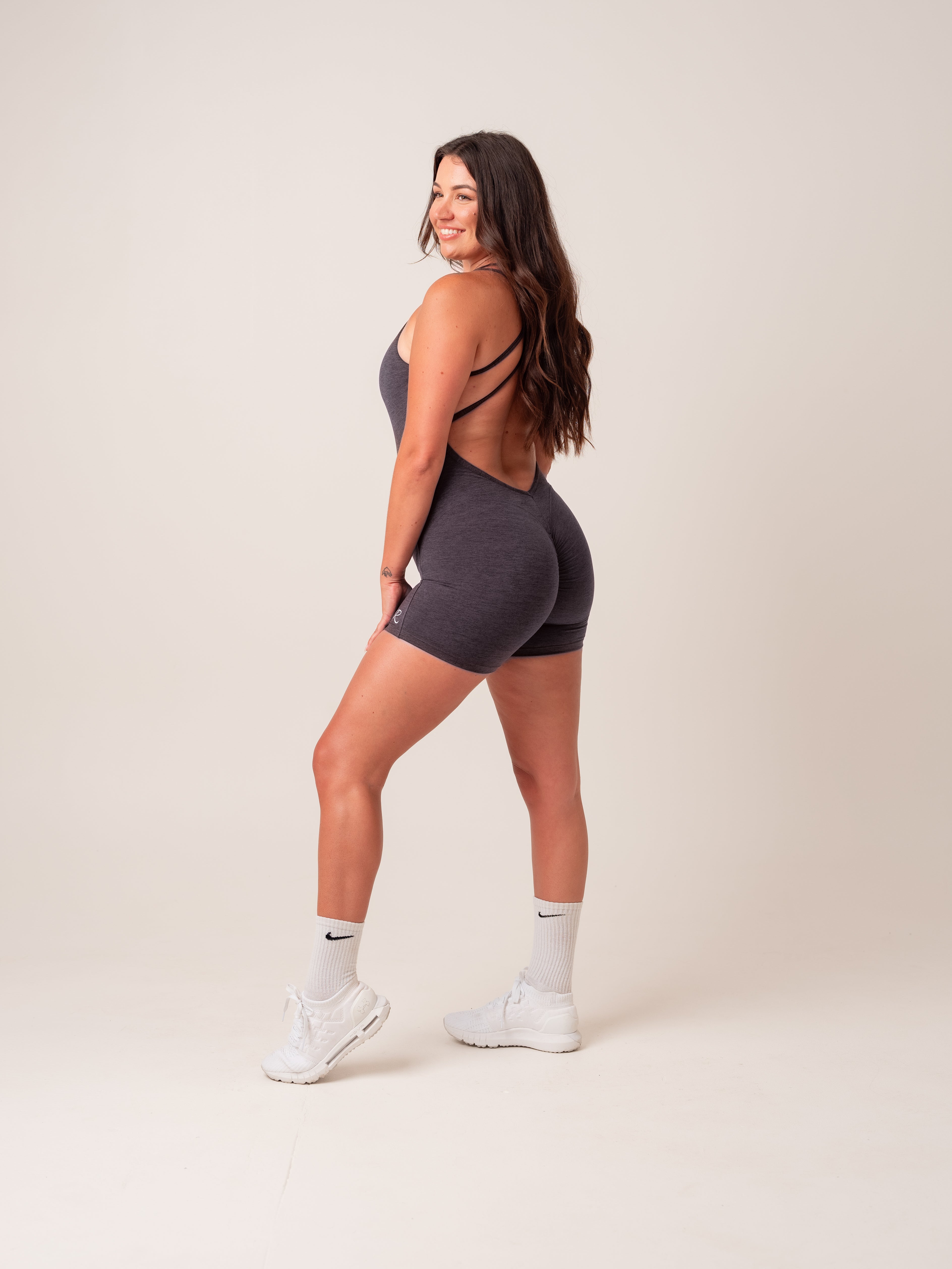 Sculpt Bodysuit - Dark Grey