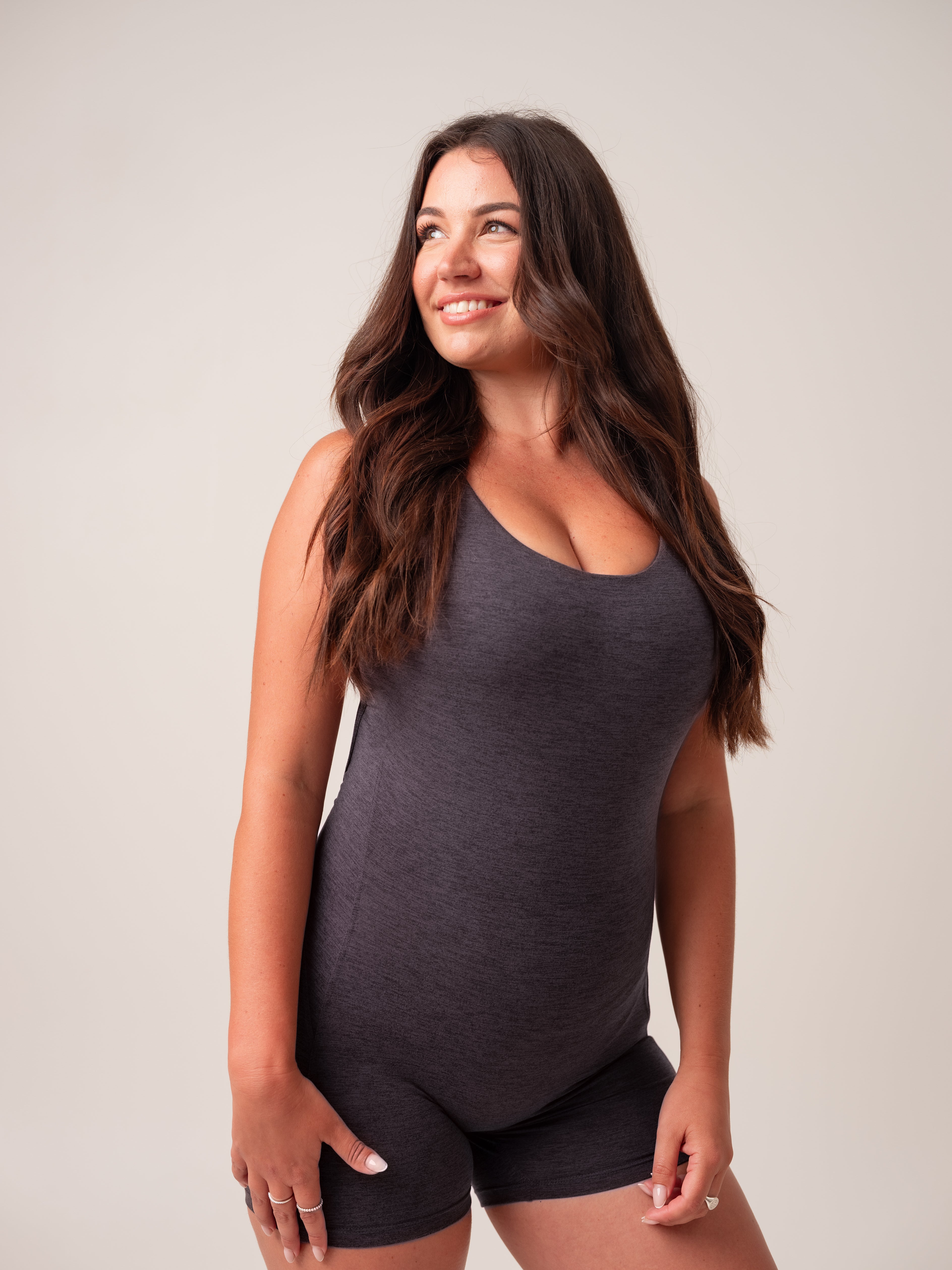 Sculpt Bodysuit - Dark Grey