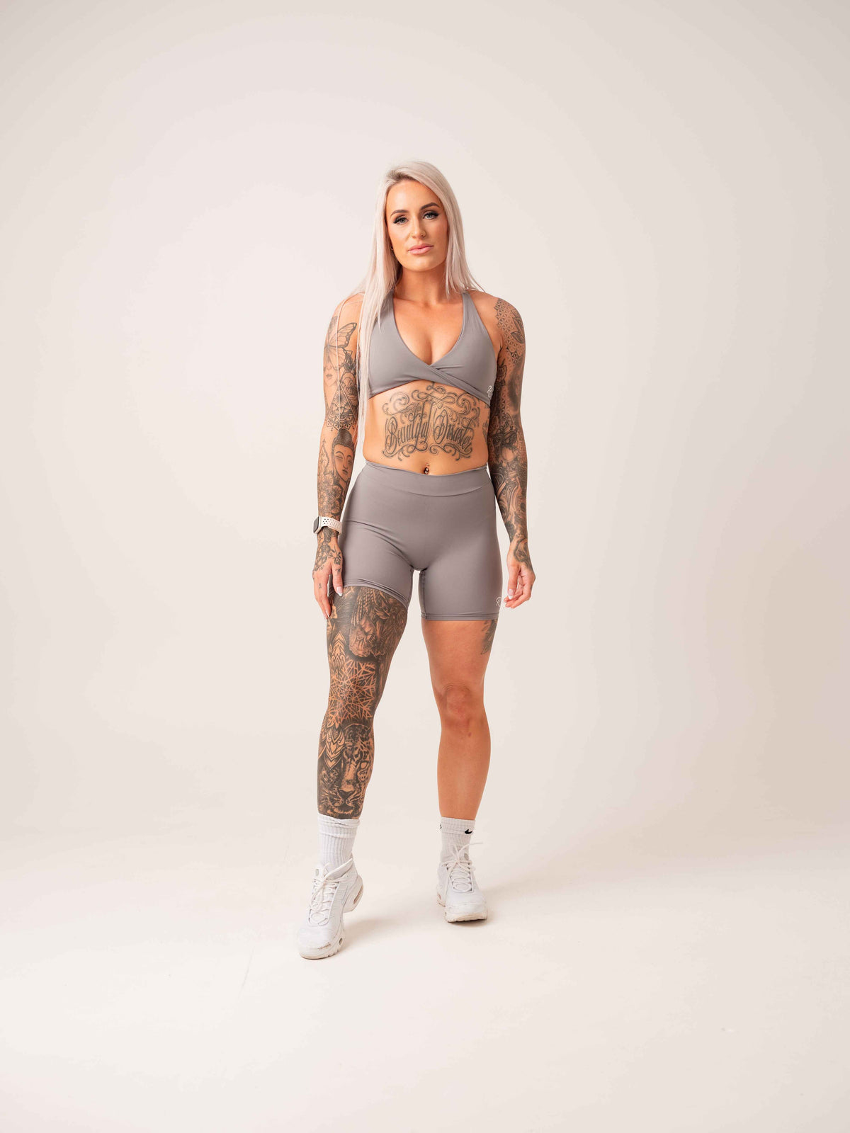 Twist Crop - Grey