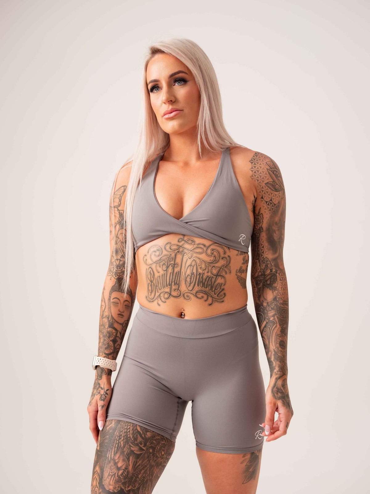 Twist Crop - Grey