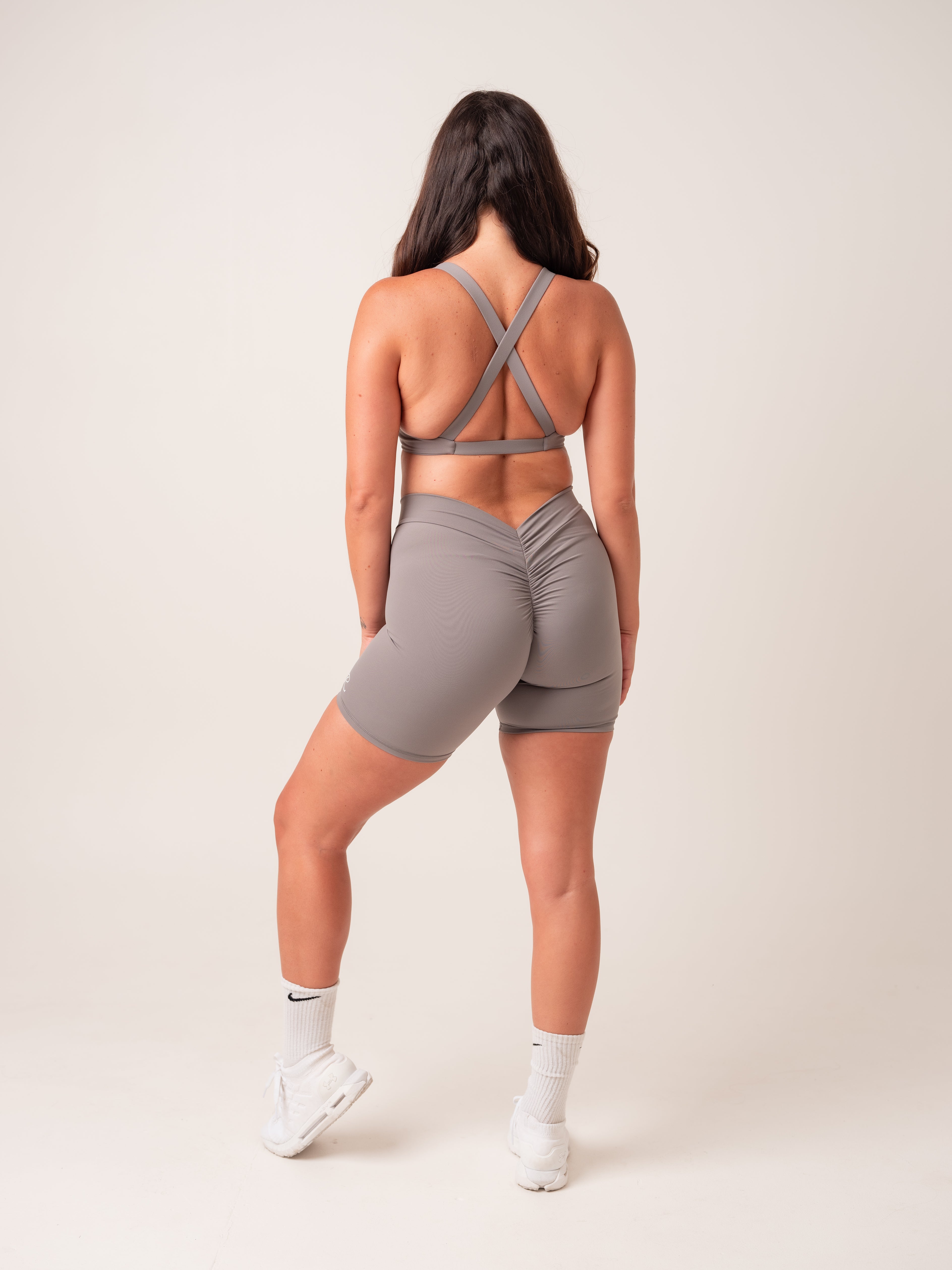 Twist Crop - Grey