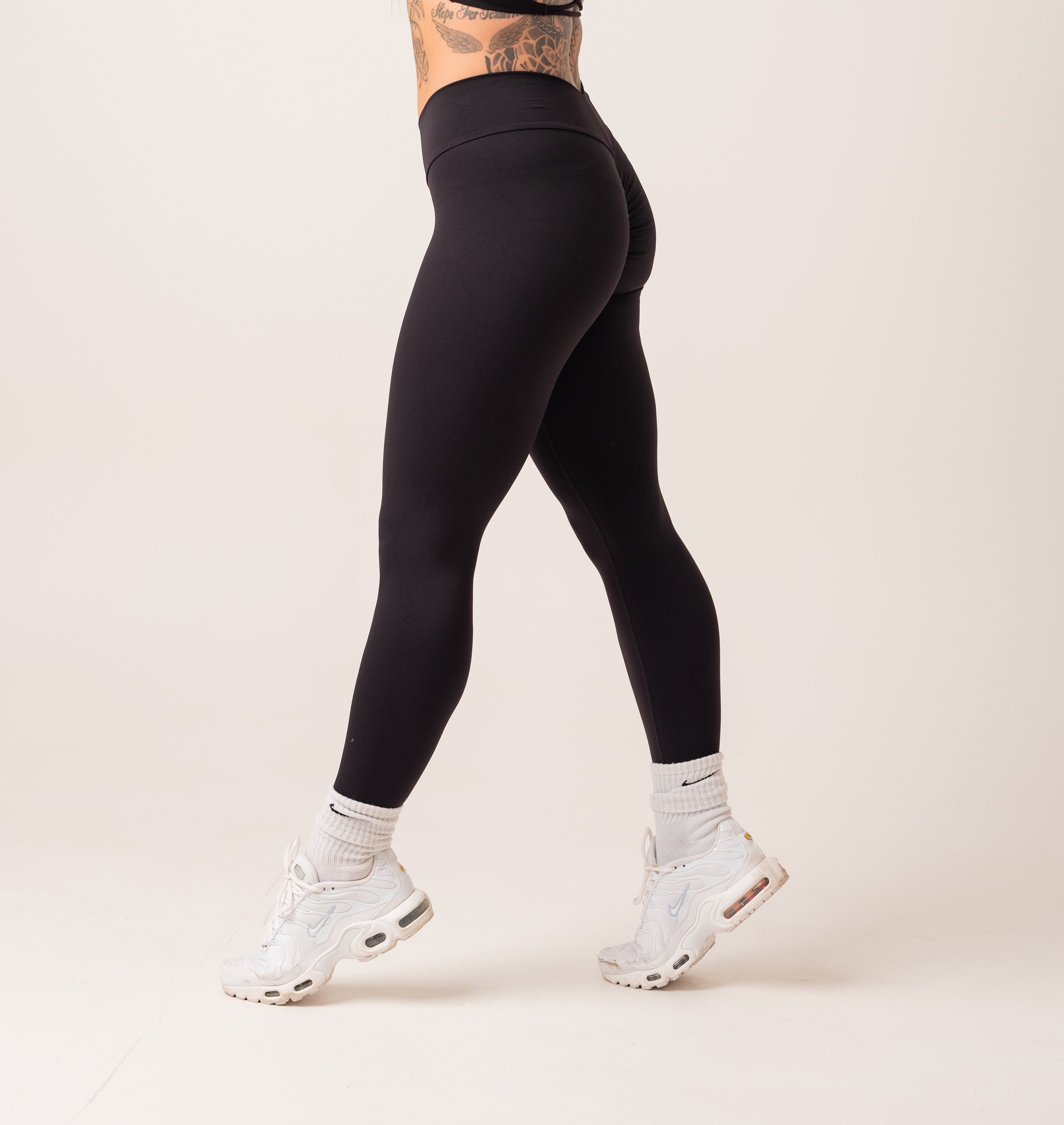 V Shape Tights - Black