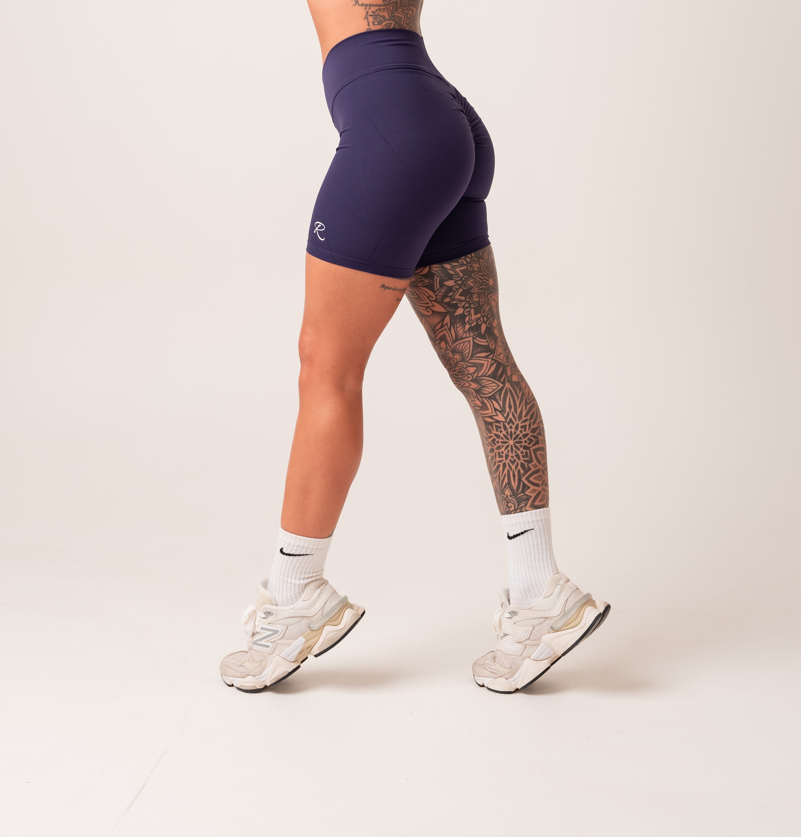 V Shape Shorts - Blue