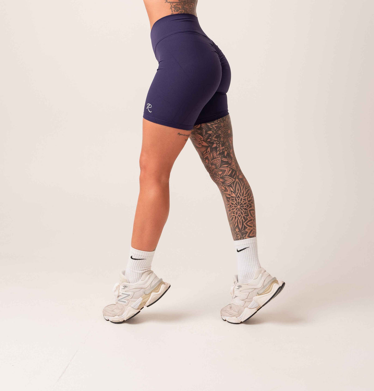 V Shape Shorts - Blue