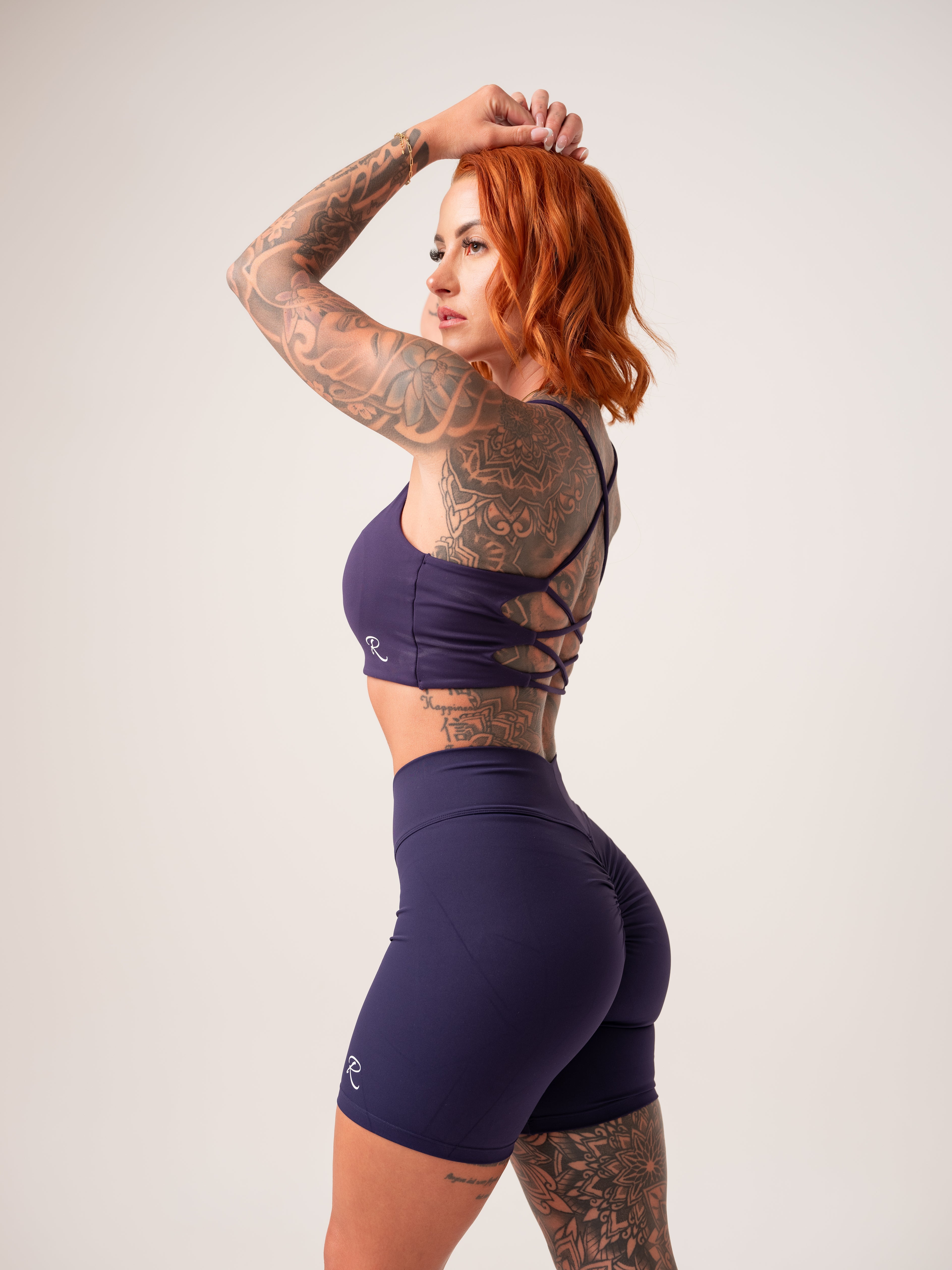 V Shape Shorts - Blue