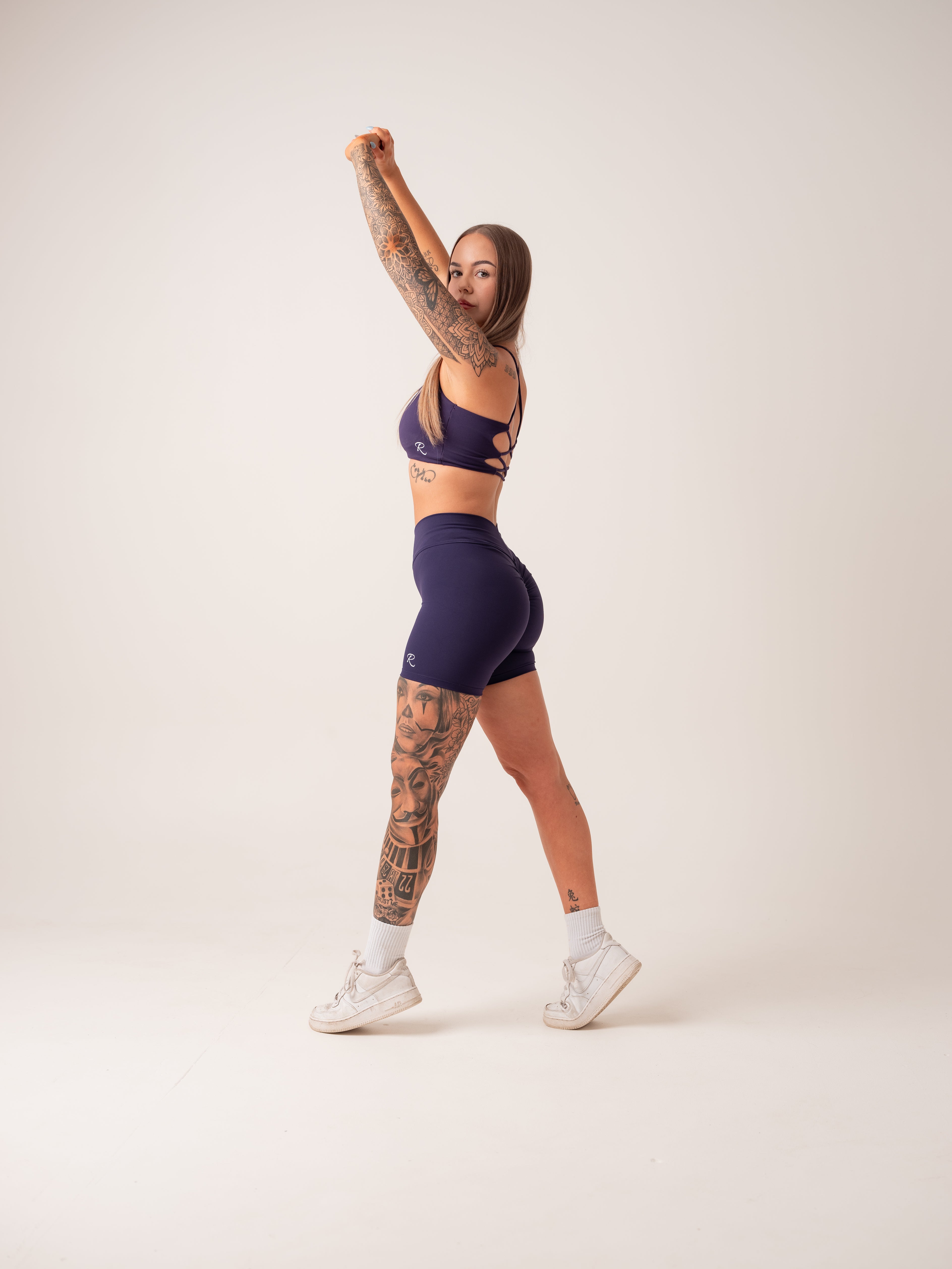 V Shape Shorts - Blue