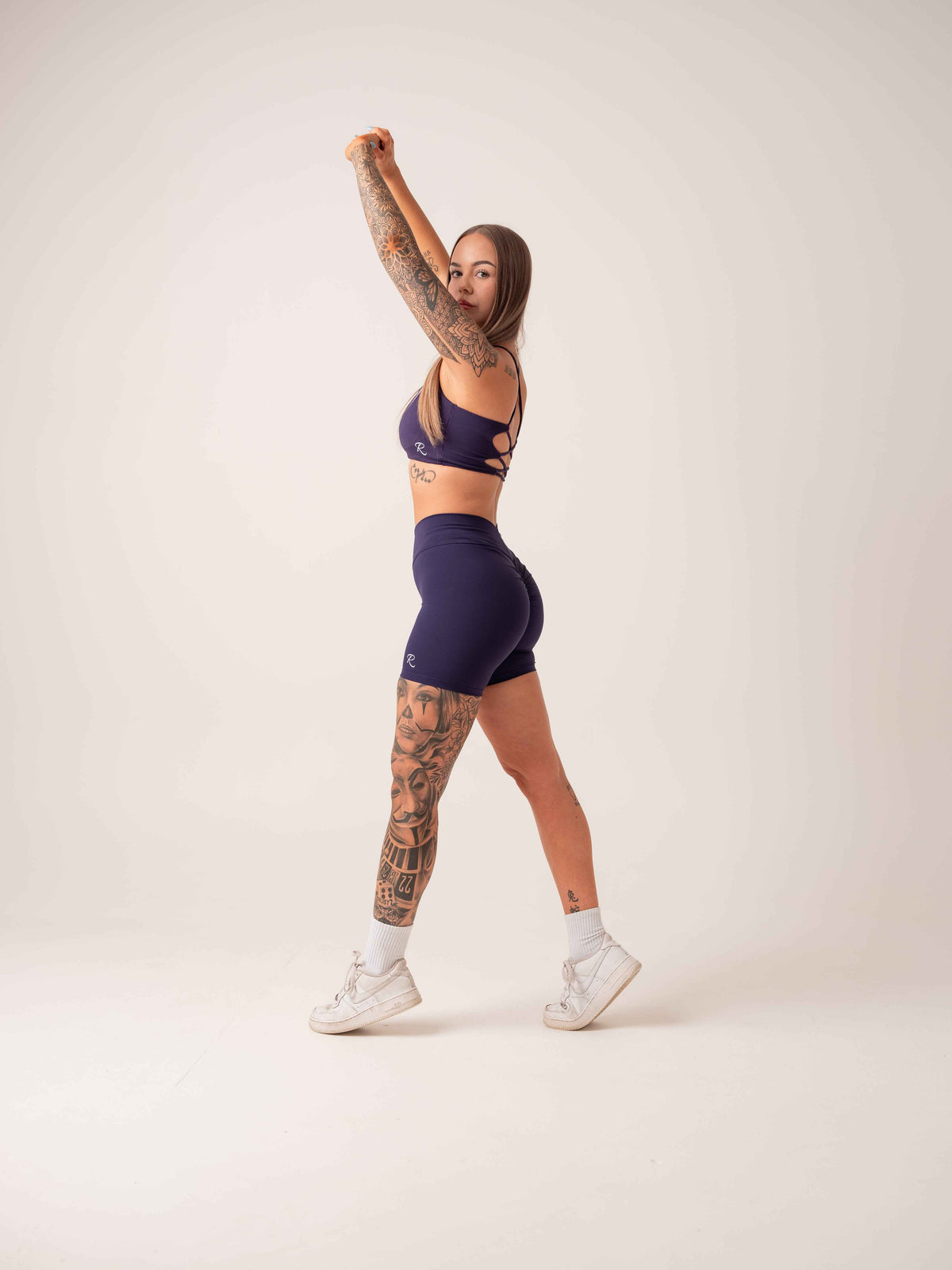 V Shape Shorts - Blue