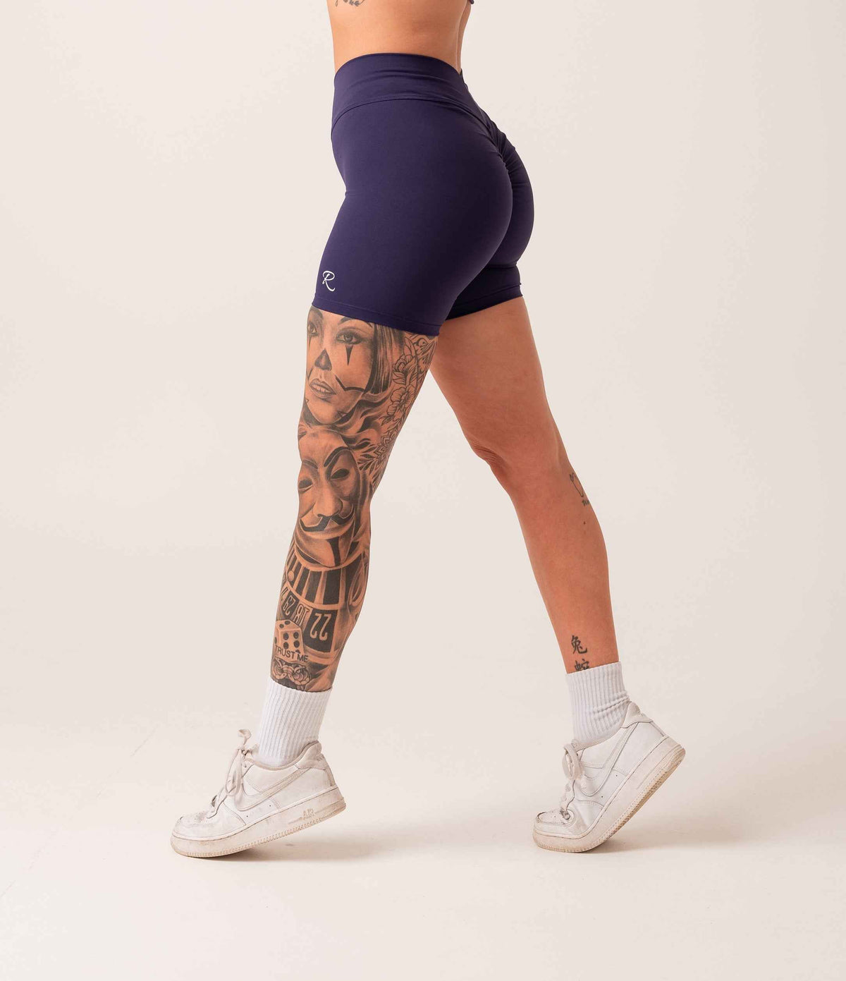 V Shape Shorts - Blue