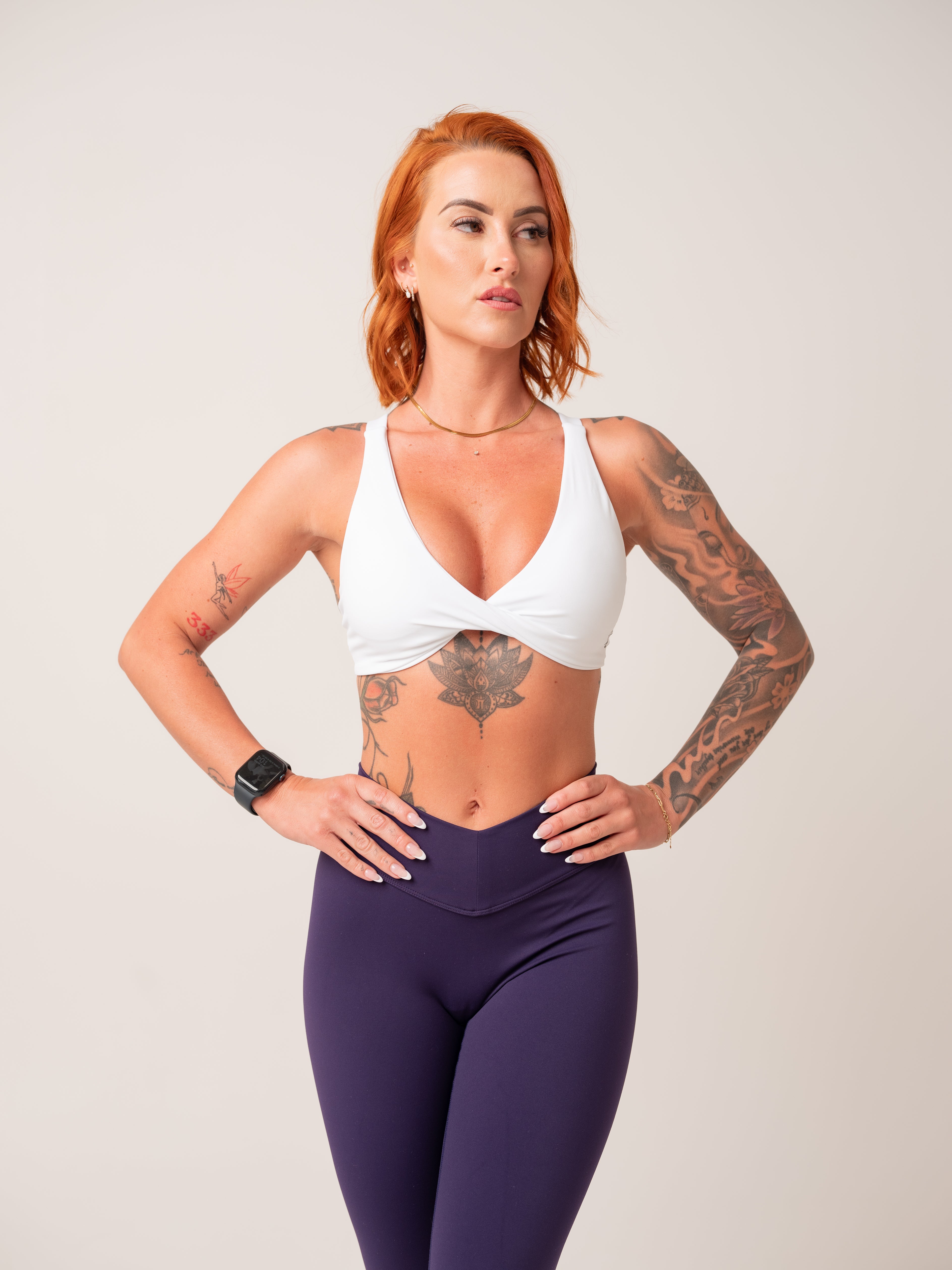 Twist Crop - White