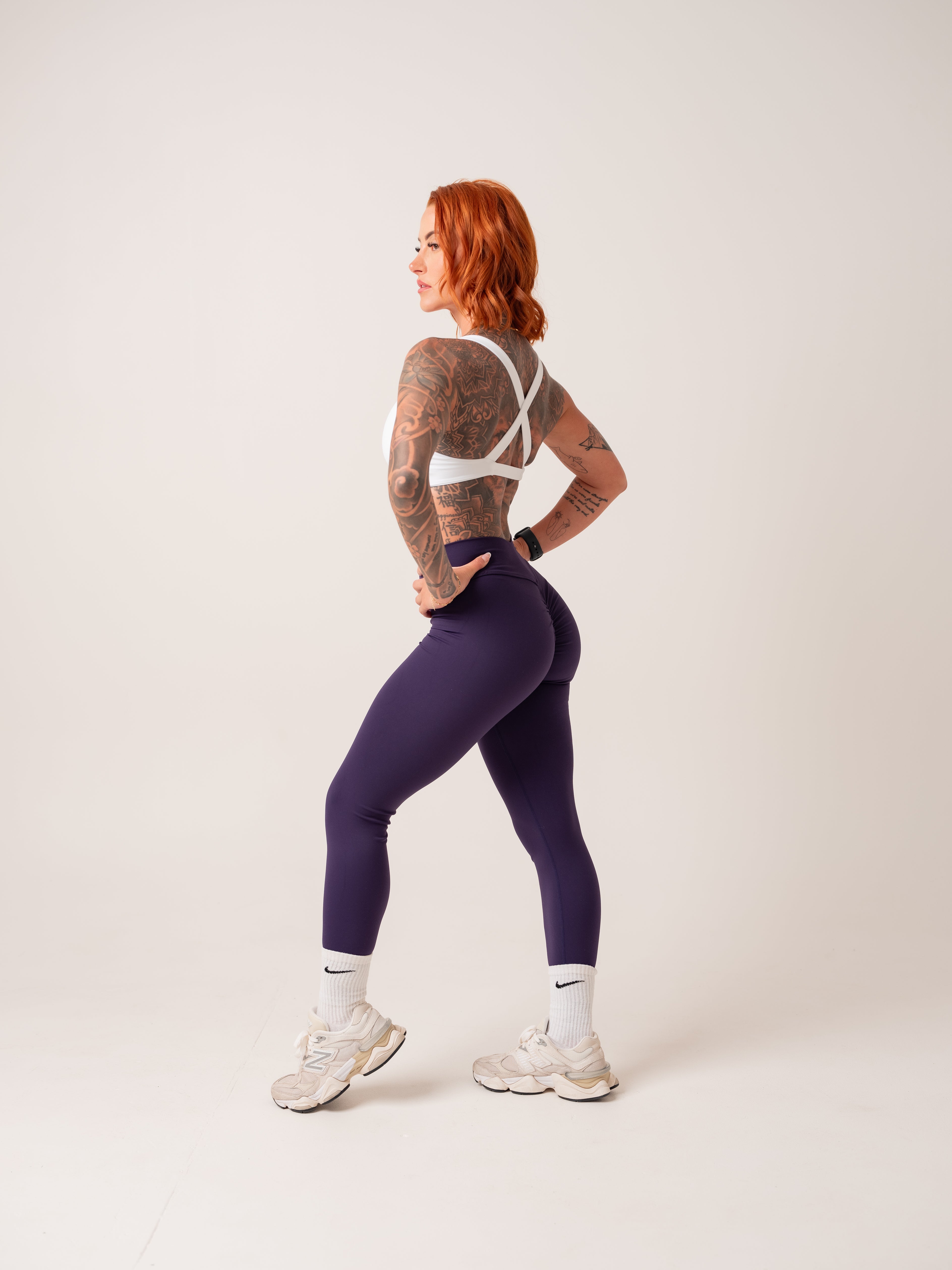 V Shape Tights - Blue