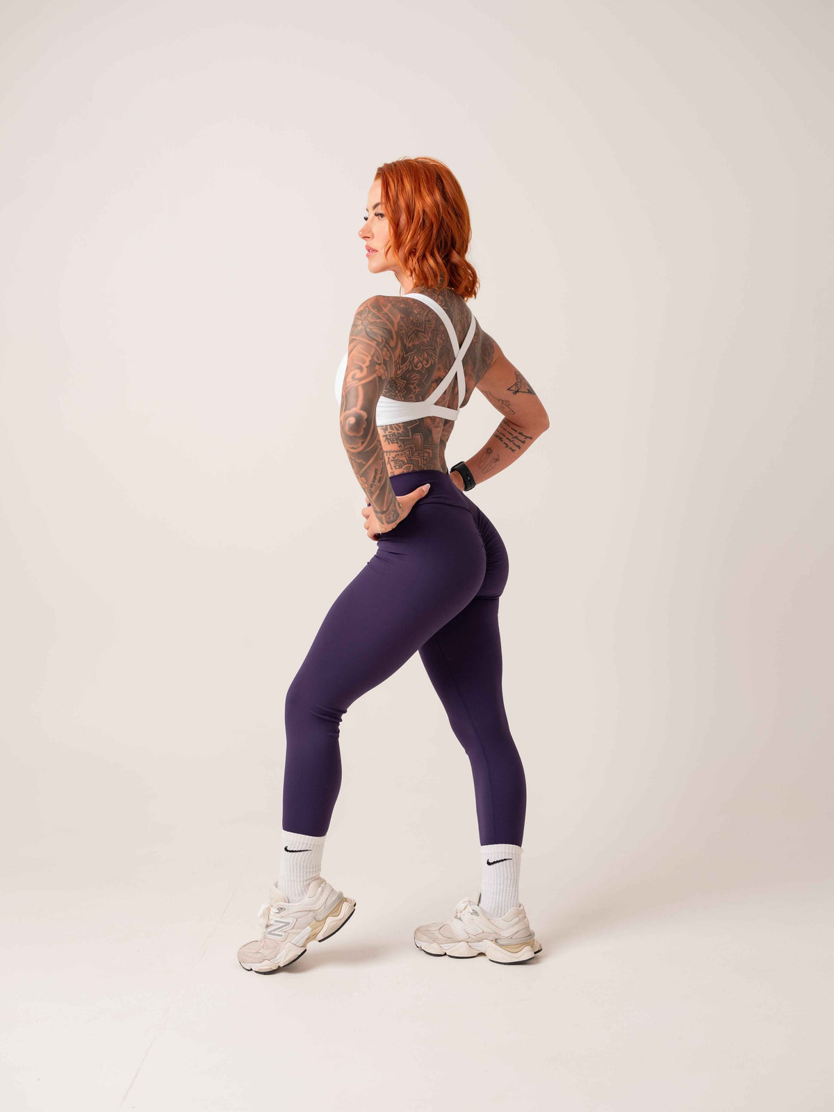 V Shape Tights - Blue