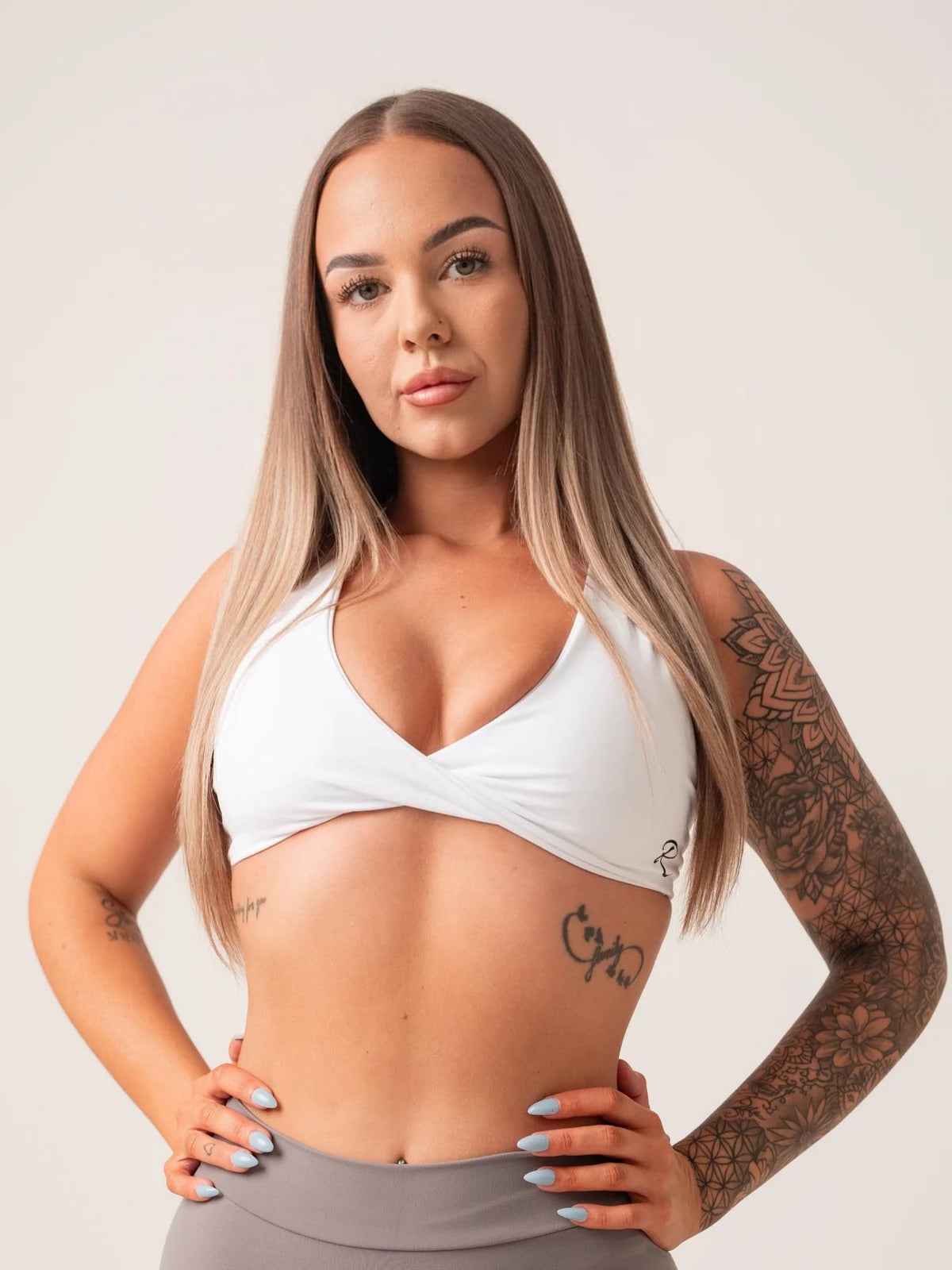 Twist Crop - White