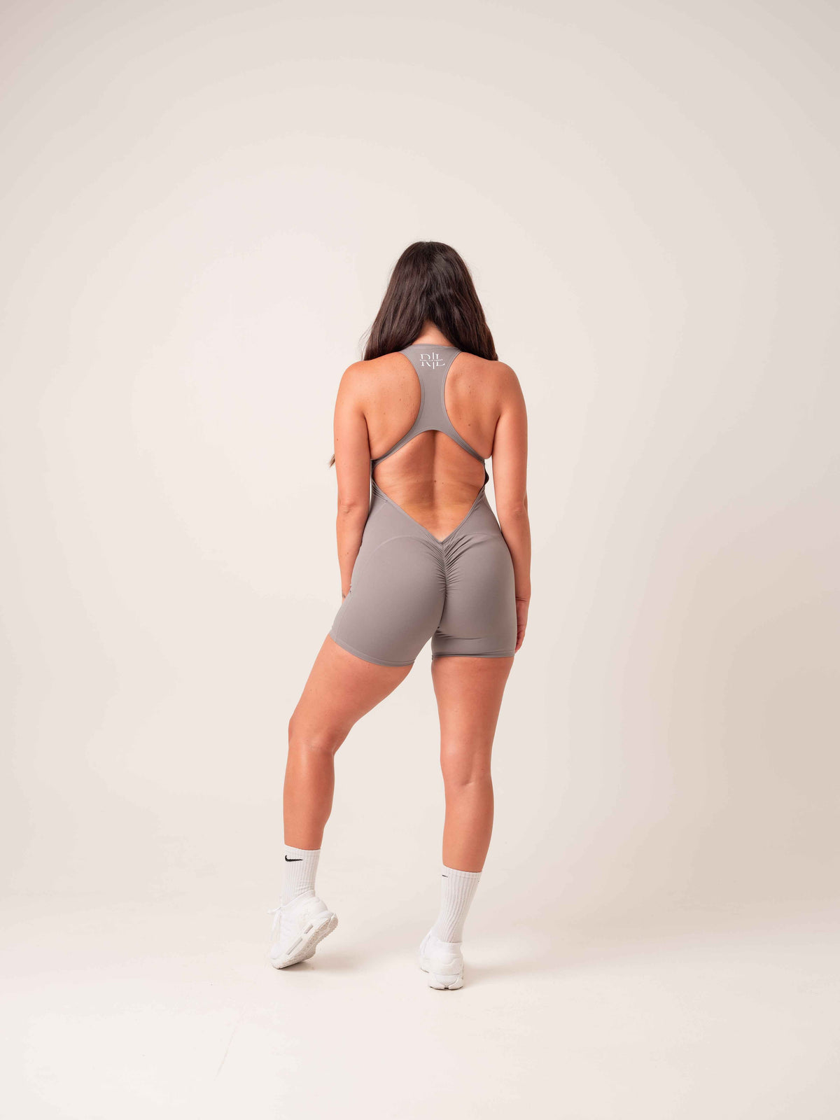 Zip Bodysuit - Grey