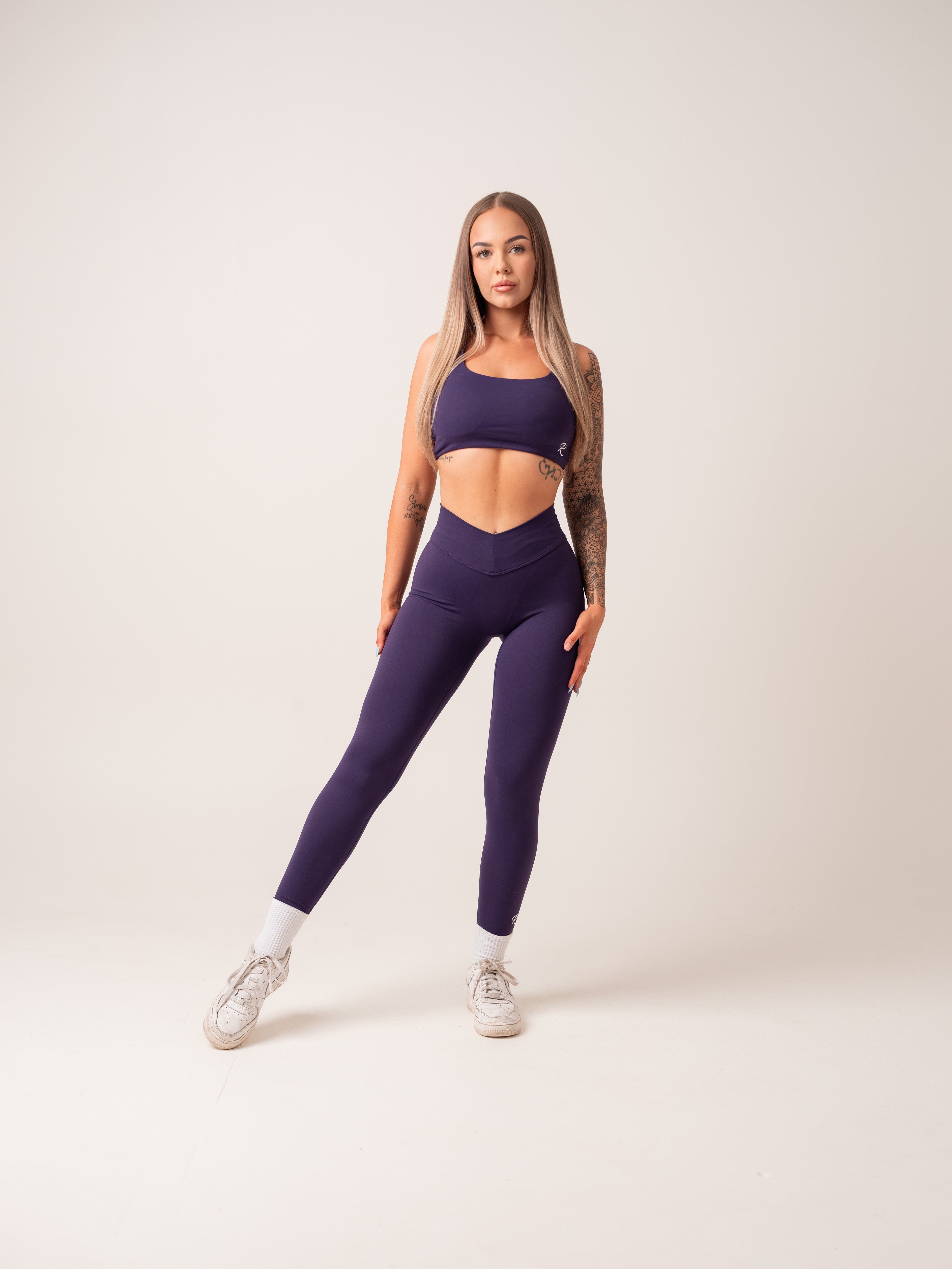 V Shape Tights - Blue