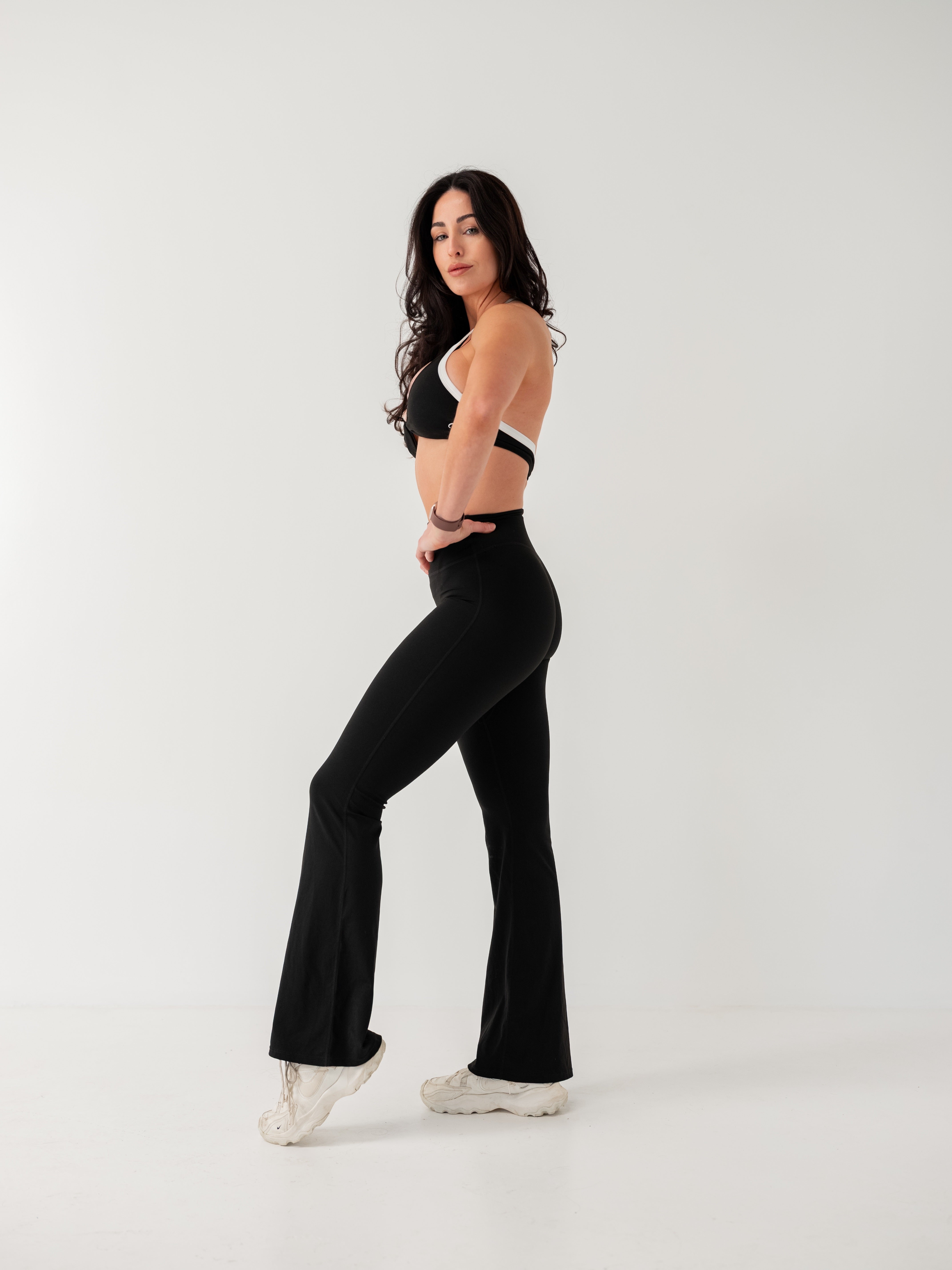 Flare Tights - Black