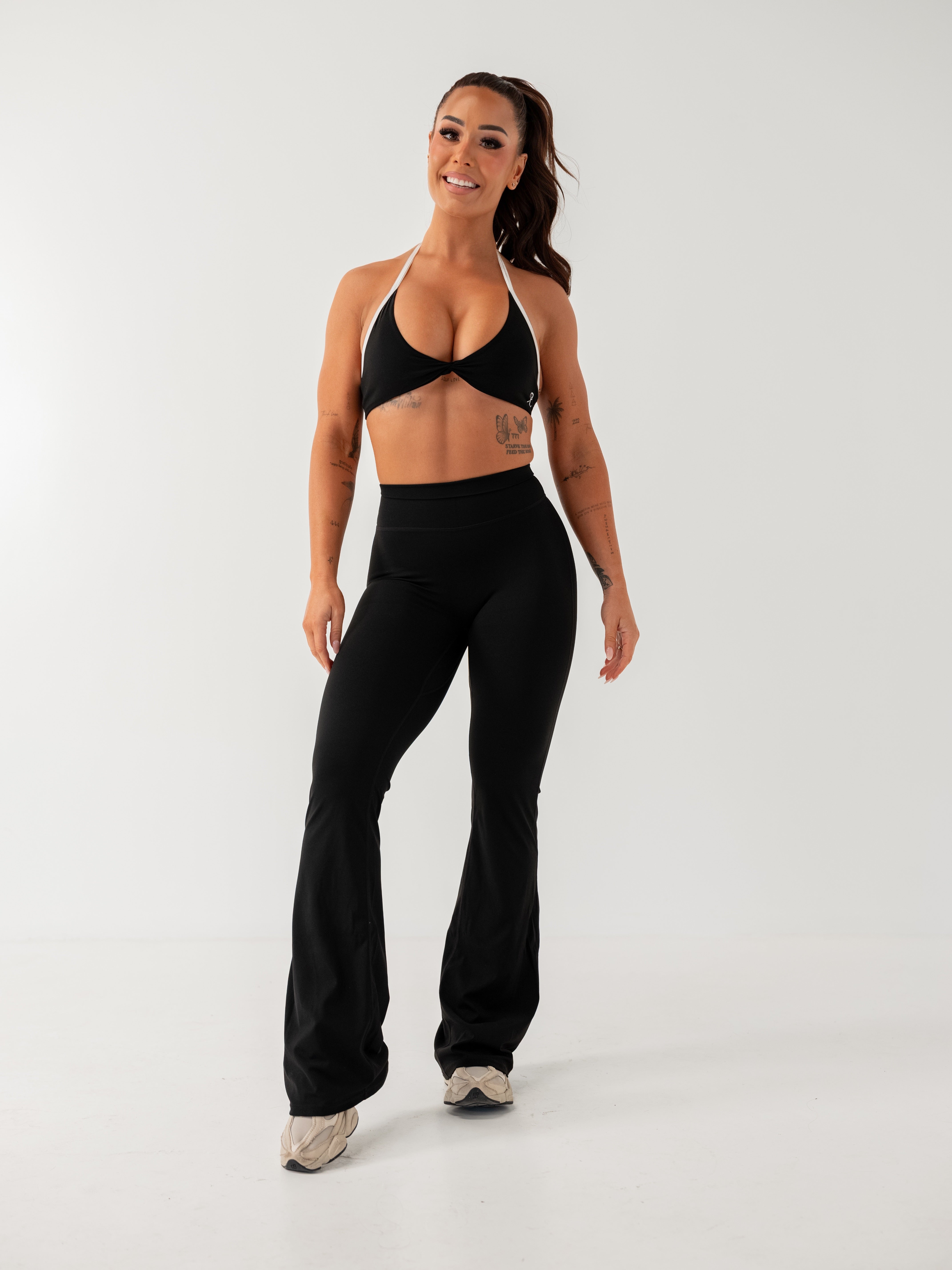 Flare Tights - Black