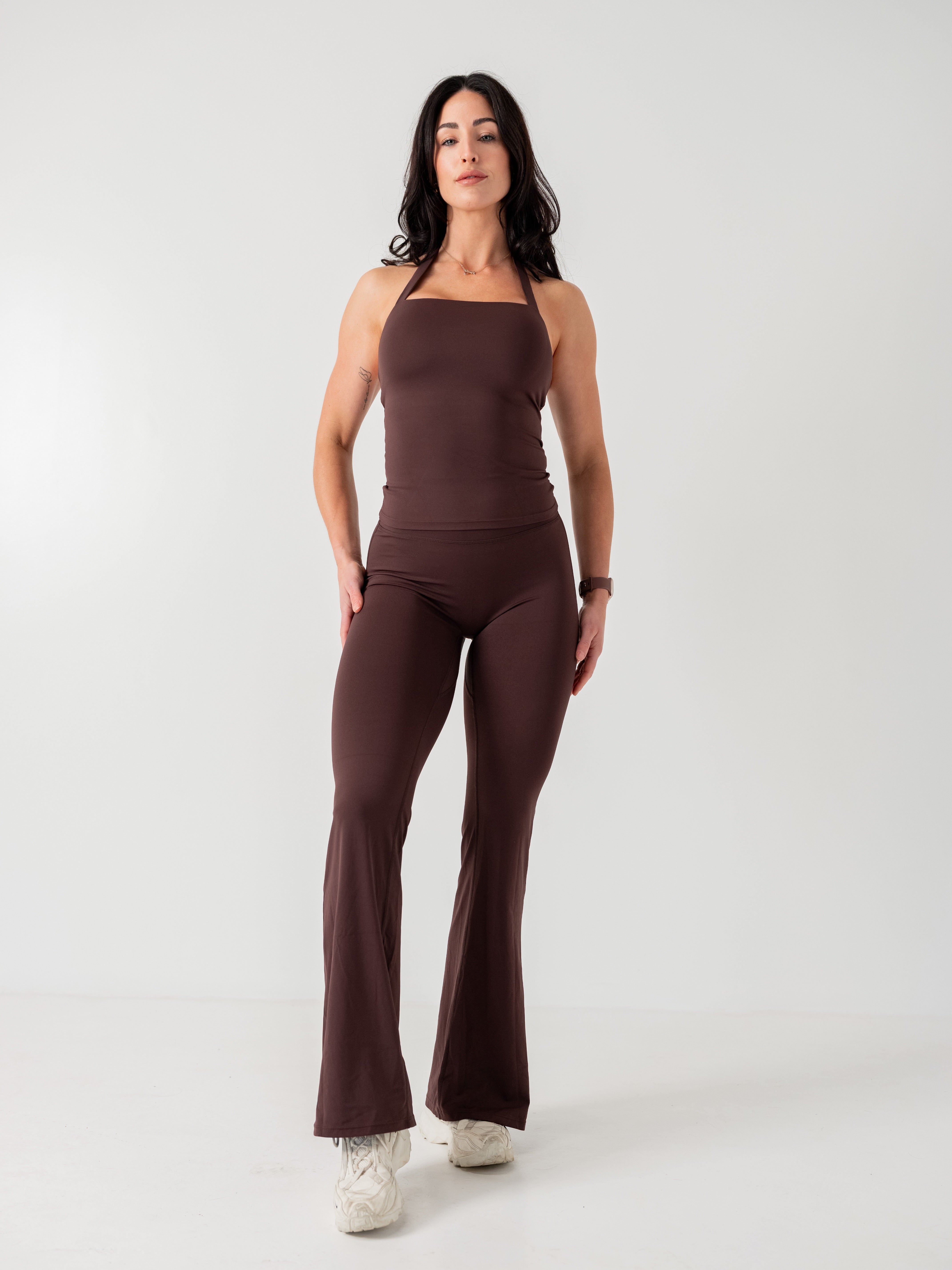 Flare Tights - Espresso