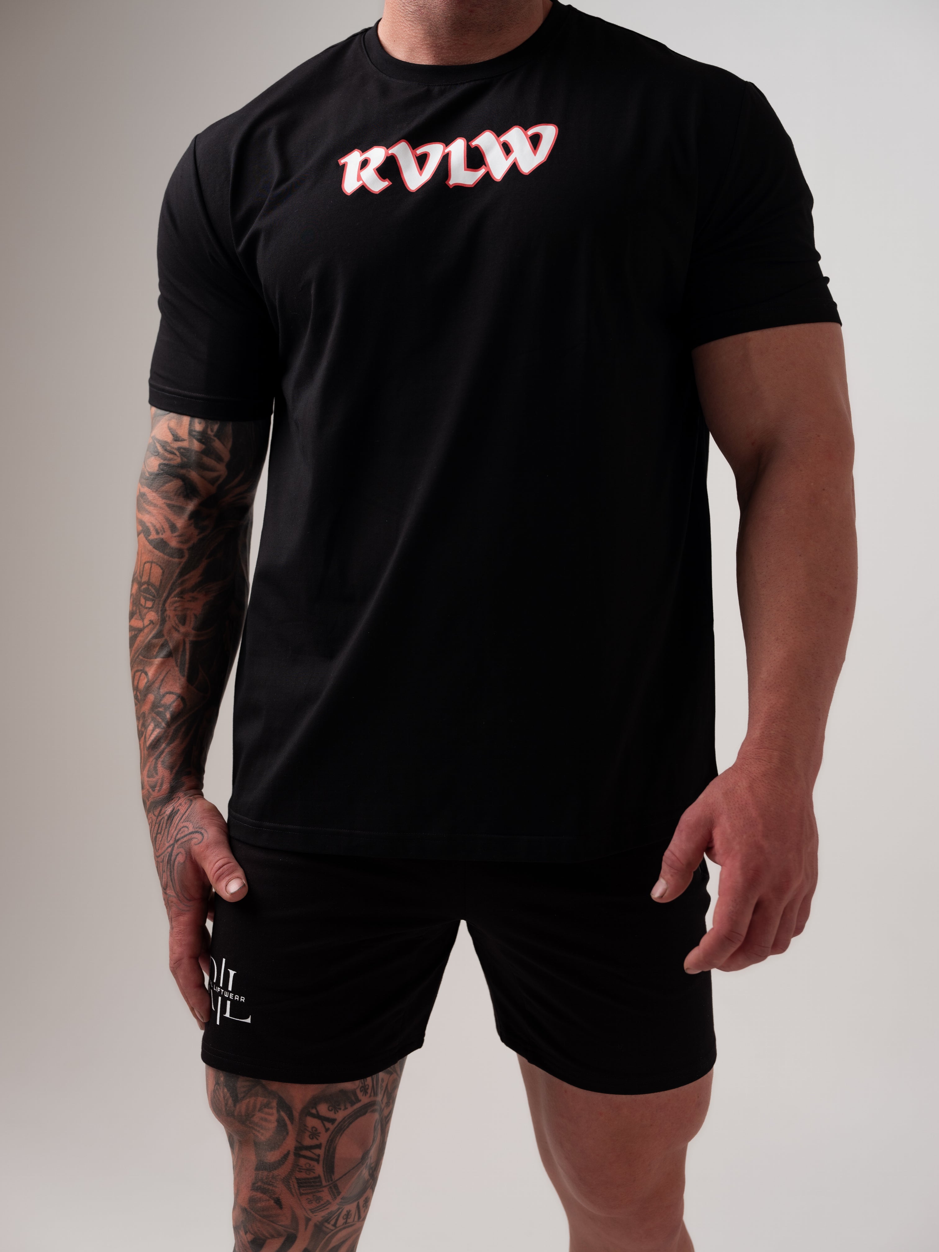 RVLW Tee - Black/Red