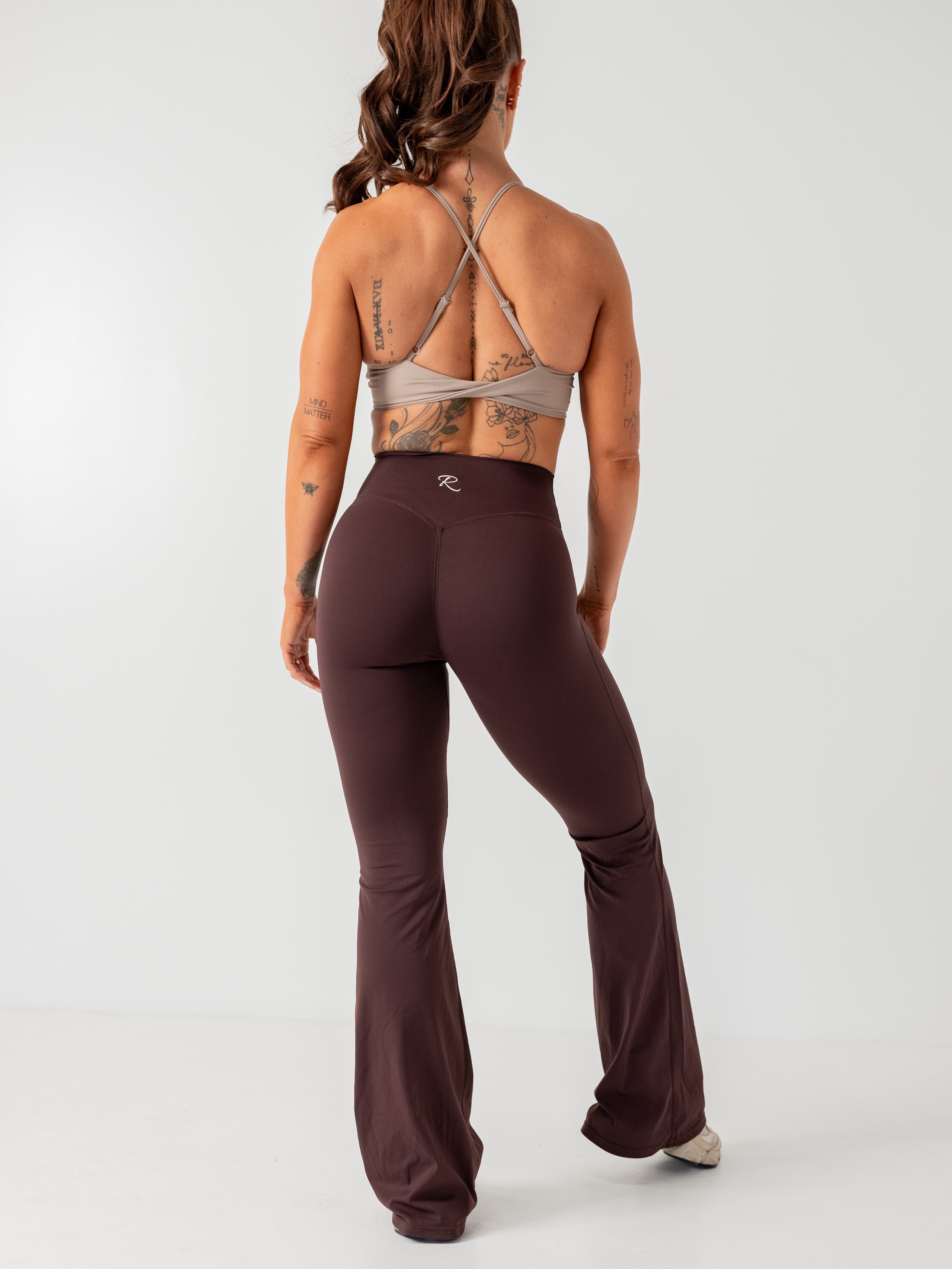 Flare Tights - Espresso