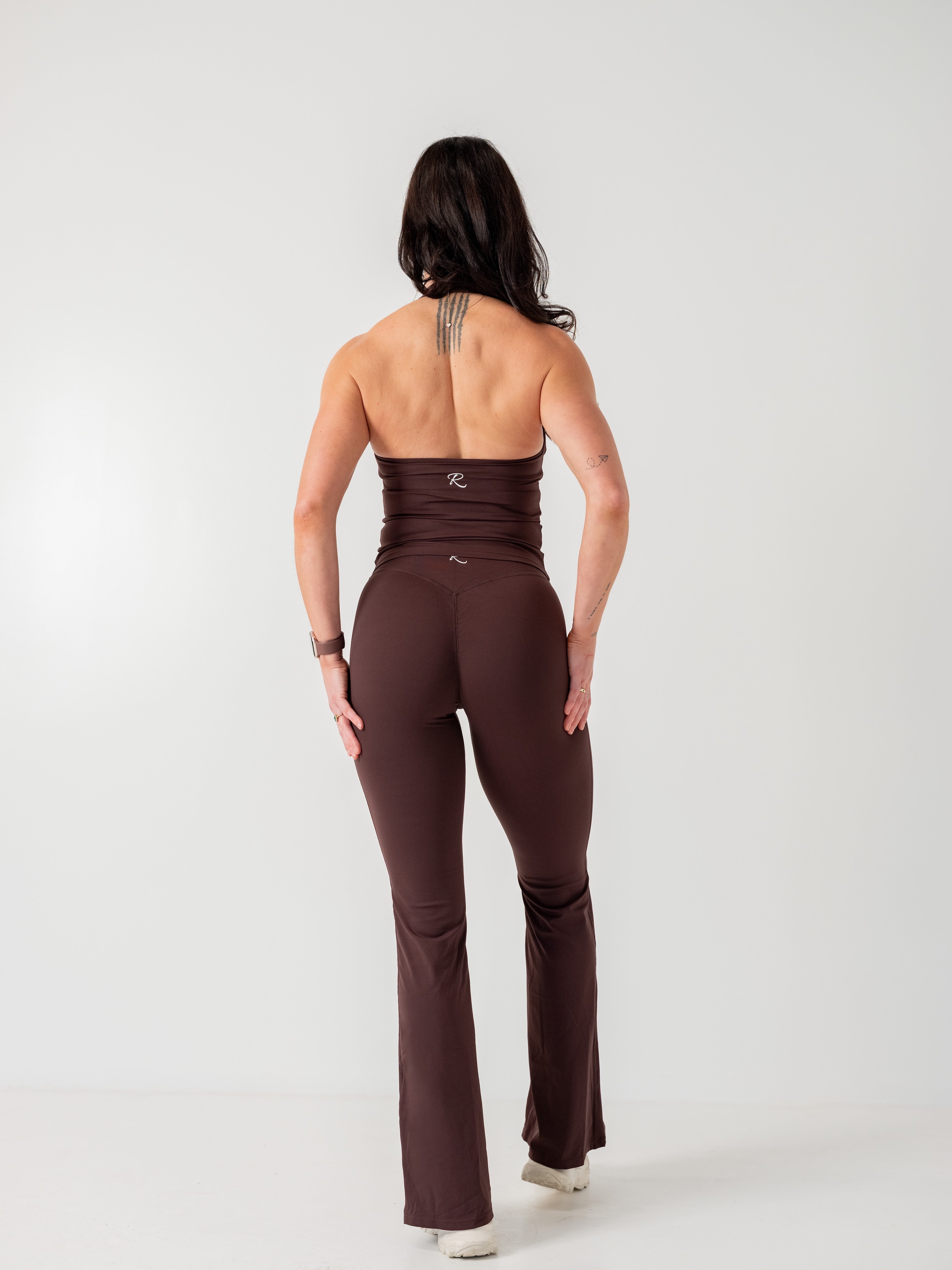 Flare Tights - Espresso