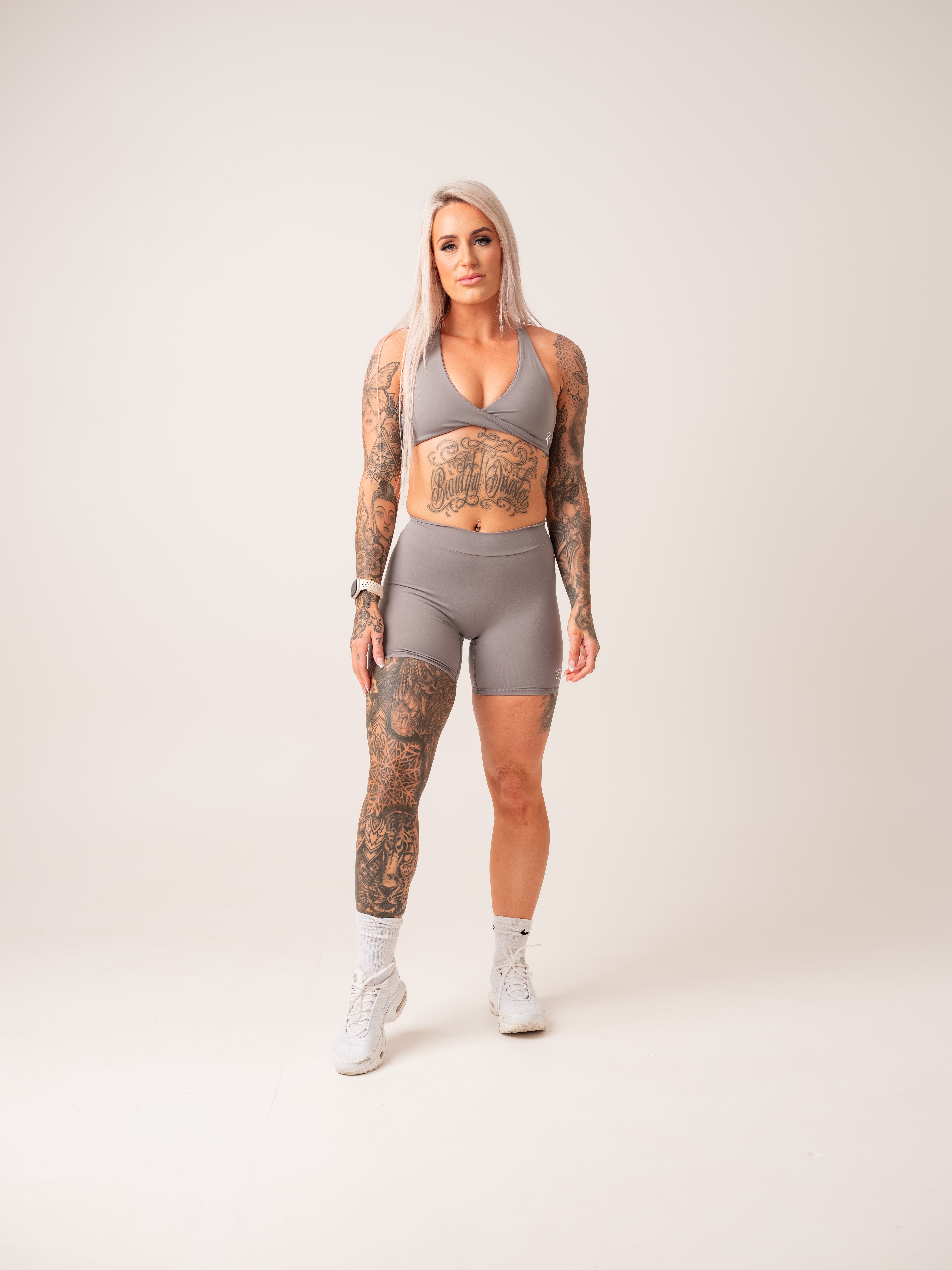 Twist Crop - Grey