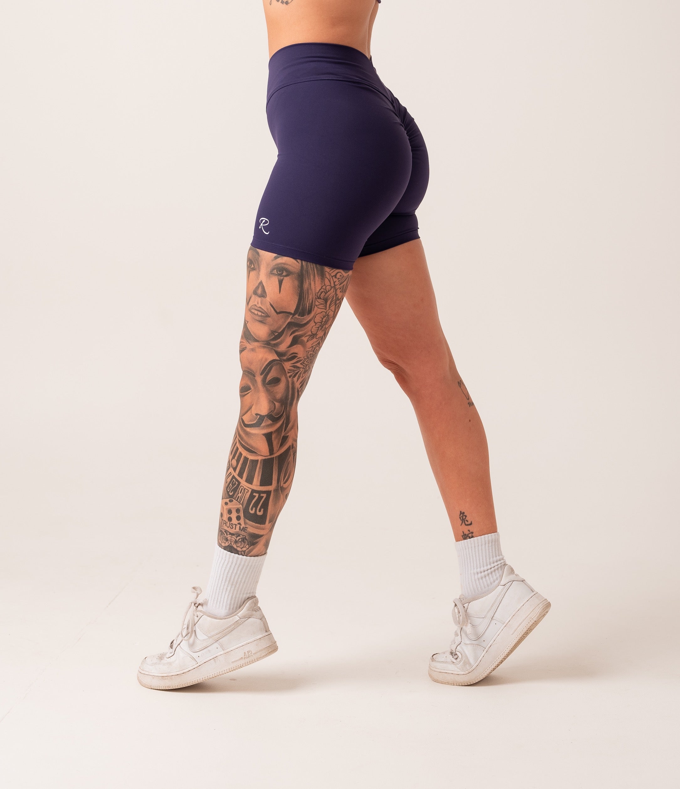 V Shape Shorts - Blue