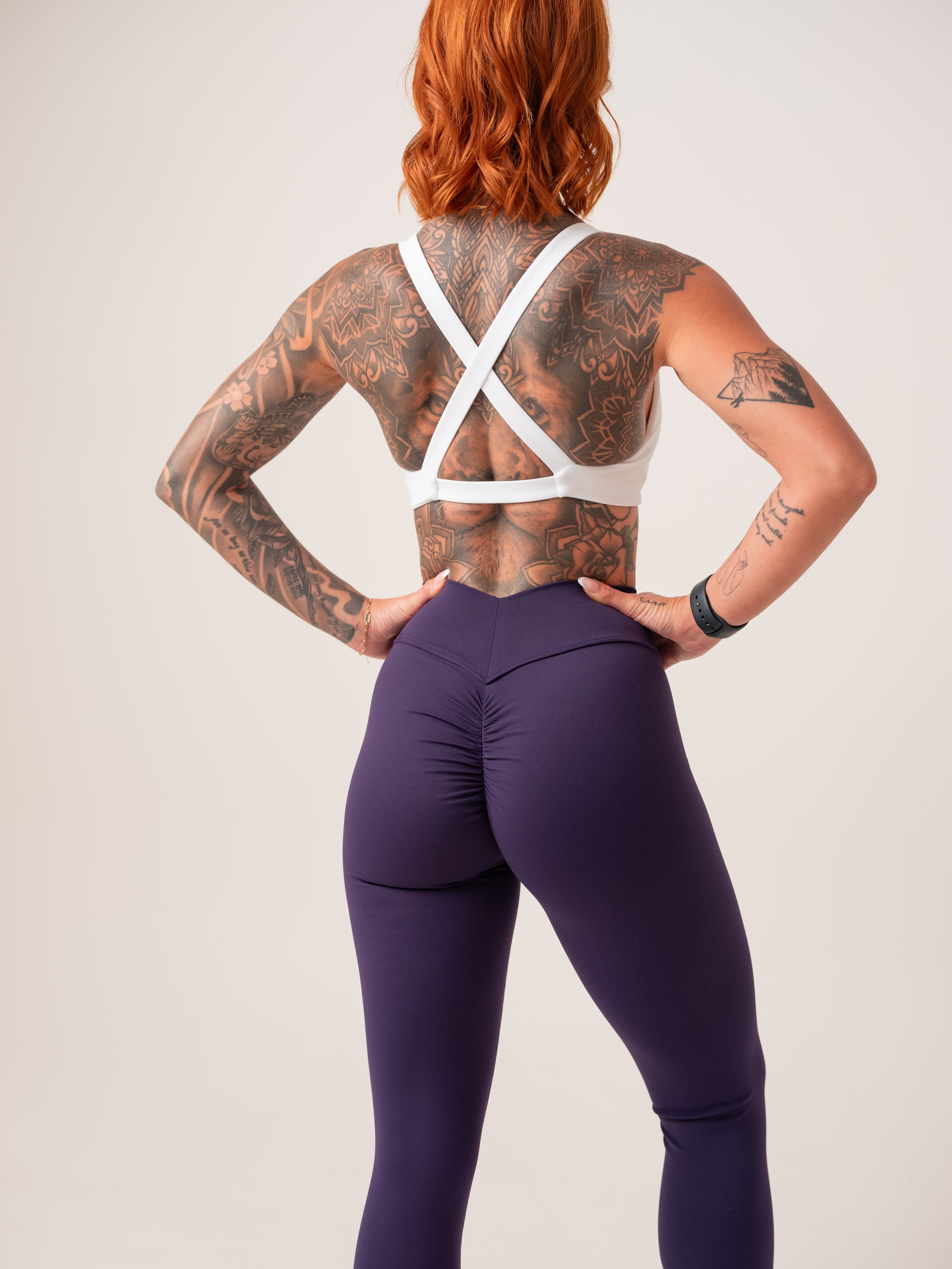 V Shape Tights - Blue