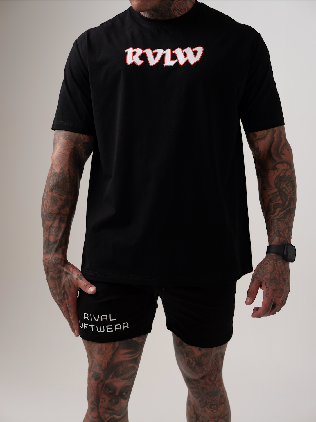 RVLW Tee - Black/Red